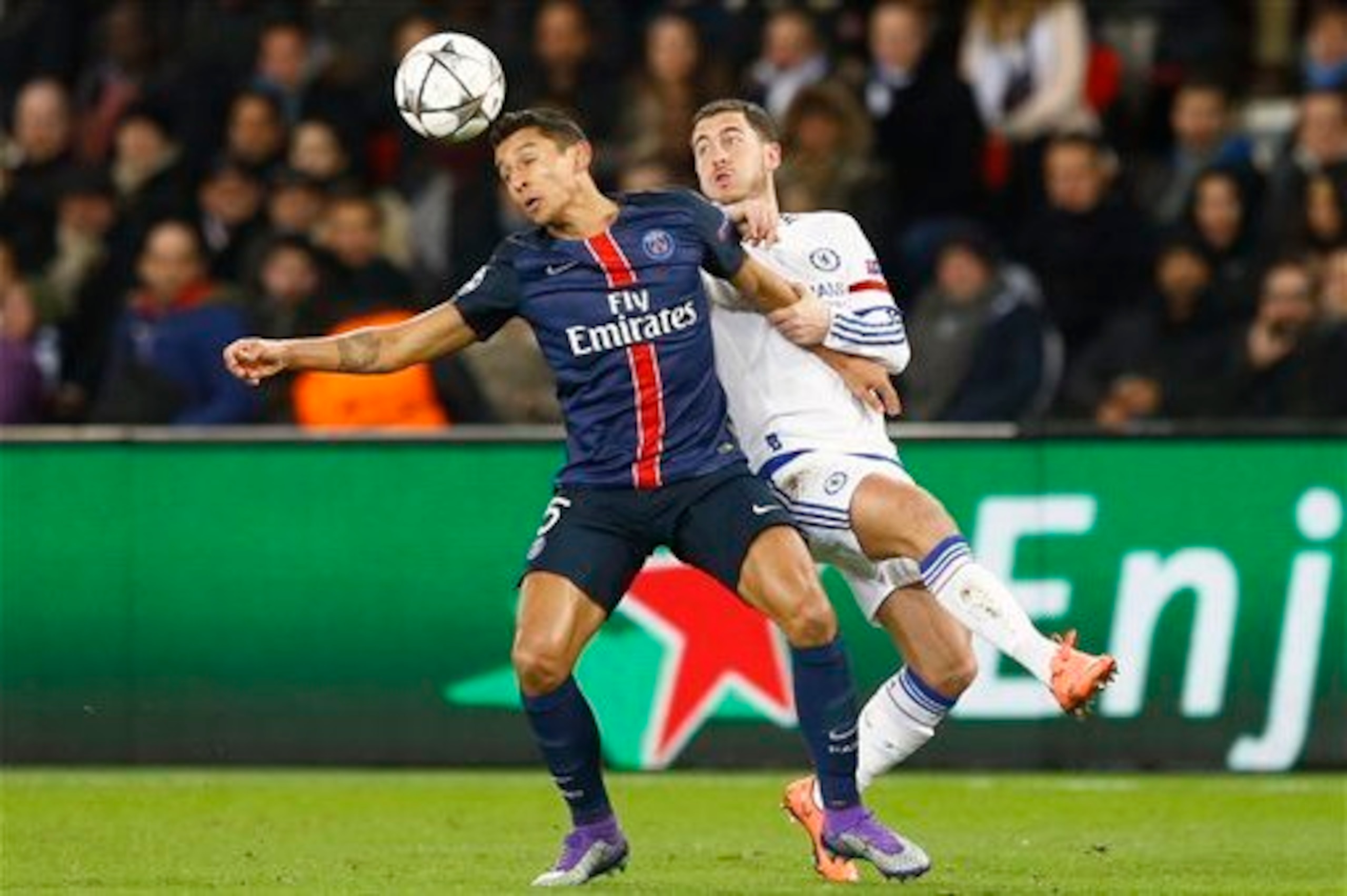 Marquinhos hasn't enjoyed being left out of Champions League action at times this season.