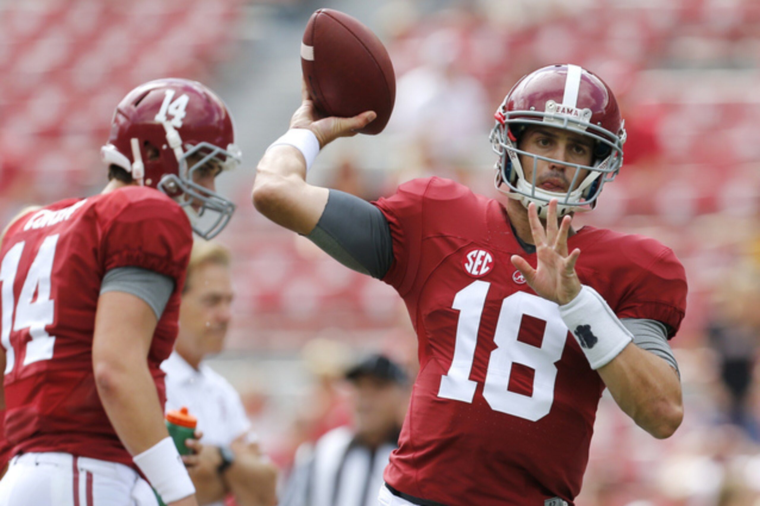 Cooper Bateman is one of the front-runners to replace Jake Coker at quarterback.