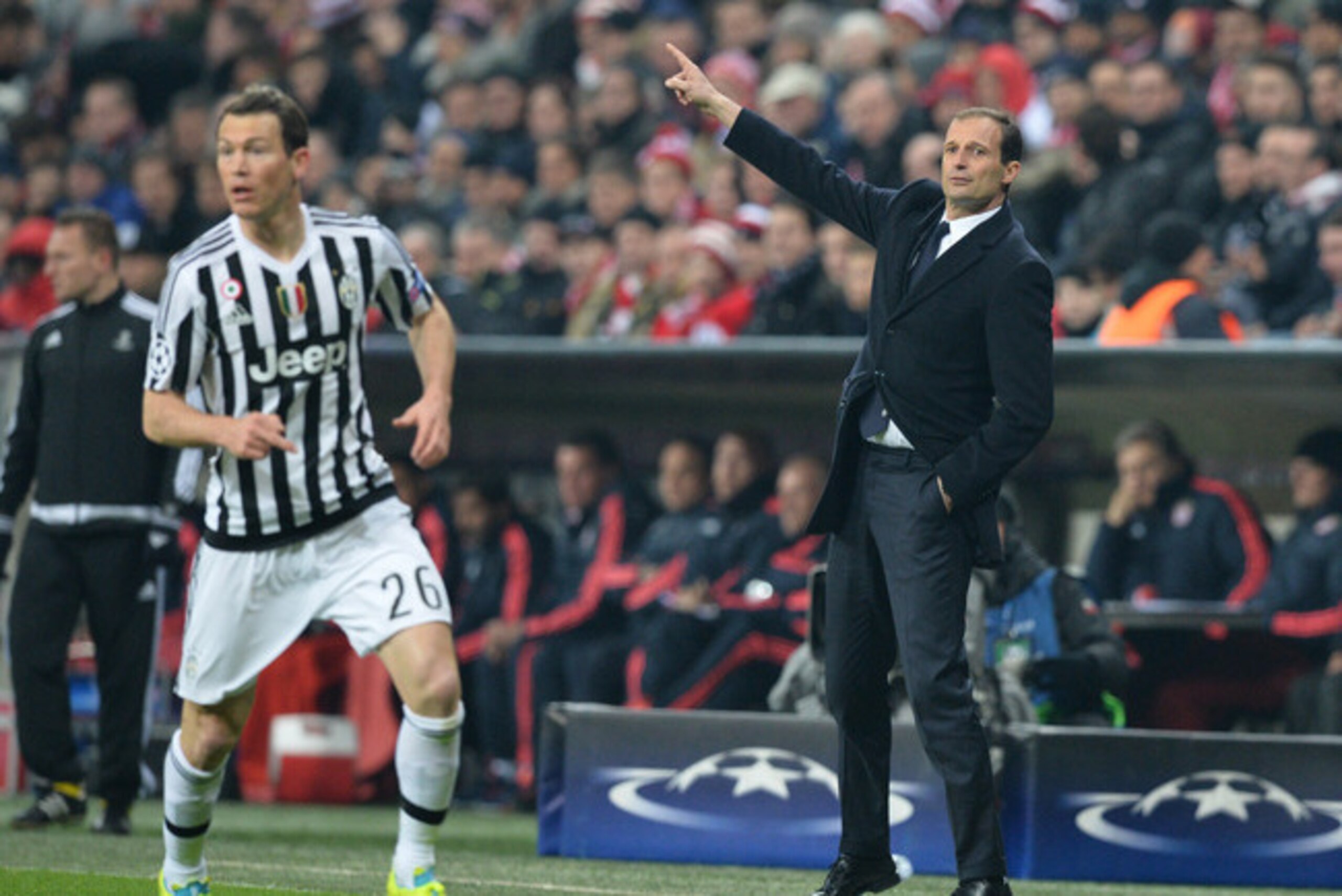 Massimiliano Allegri made a rare false move in the Champions League exit at Bayern.