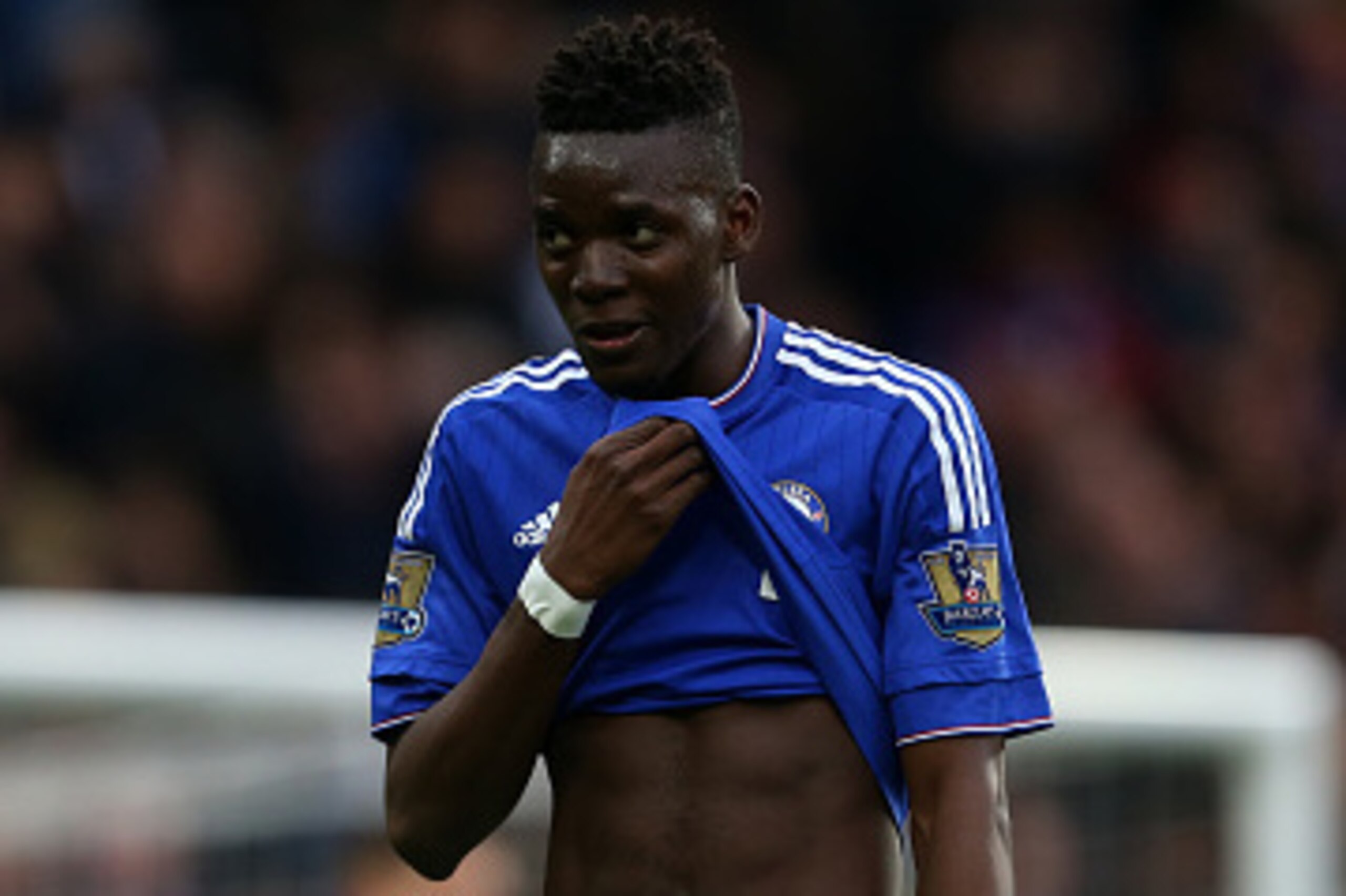 LONDON, ENGLAND - MARCH 19 :  Bertrand Traore of Chelsea during the Barclays Premier League match between Chelsea and West Ham United at Stamford Bridge on March 19, 2016 in London, England.  (Photo by Catherine Ivill - AMA/Getty Images)