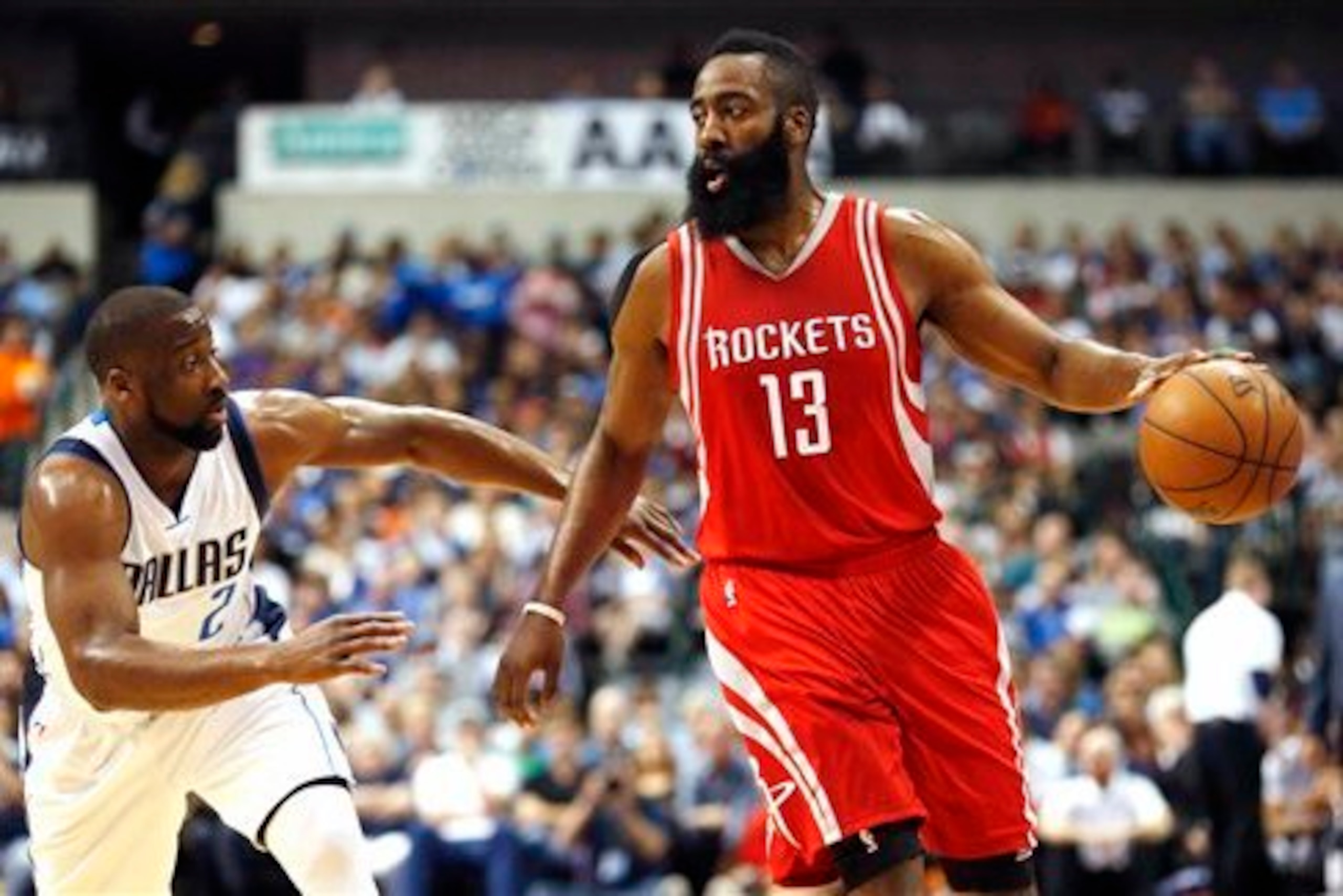 Just one season after leading his Rockets to the Western Conference Finals, James Harden is dangerously close to missing the postseason.