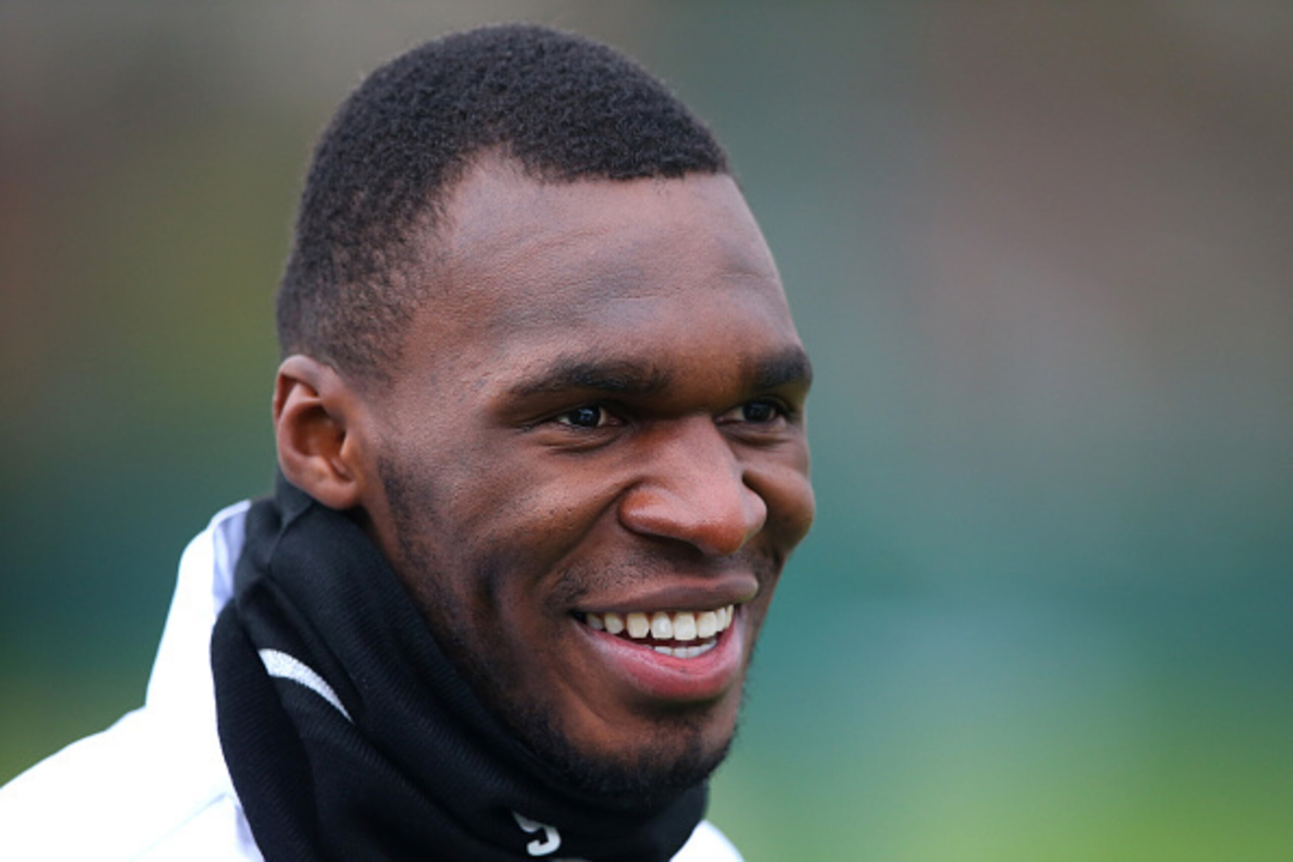 LIVERPOOL, ENGLAND - DECEMBER 09:  Striker Christian Benteke looks on during the Liverpool training session at the Melwood training ground on December 9, 2015 in Liverpool, England.  (Photo by Alex Livesey/Getty Images)