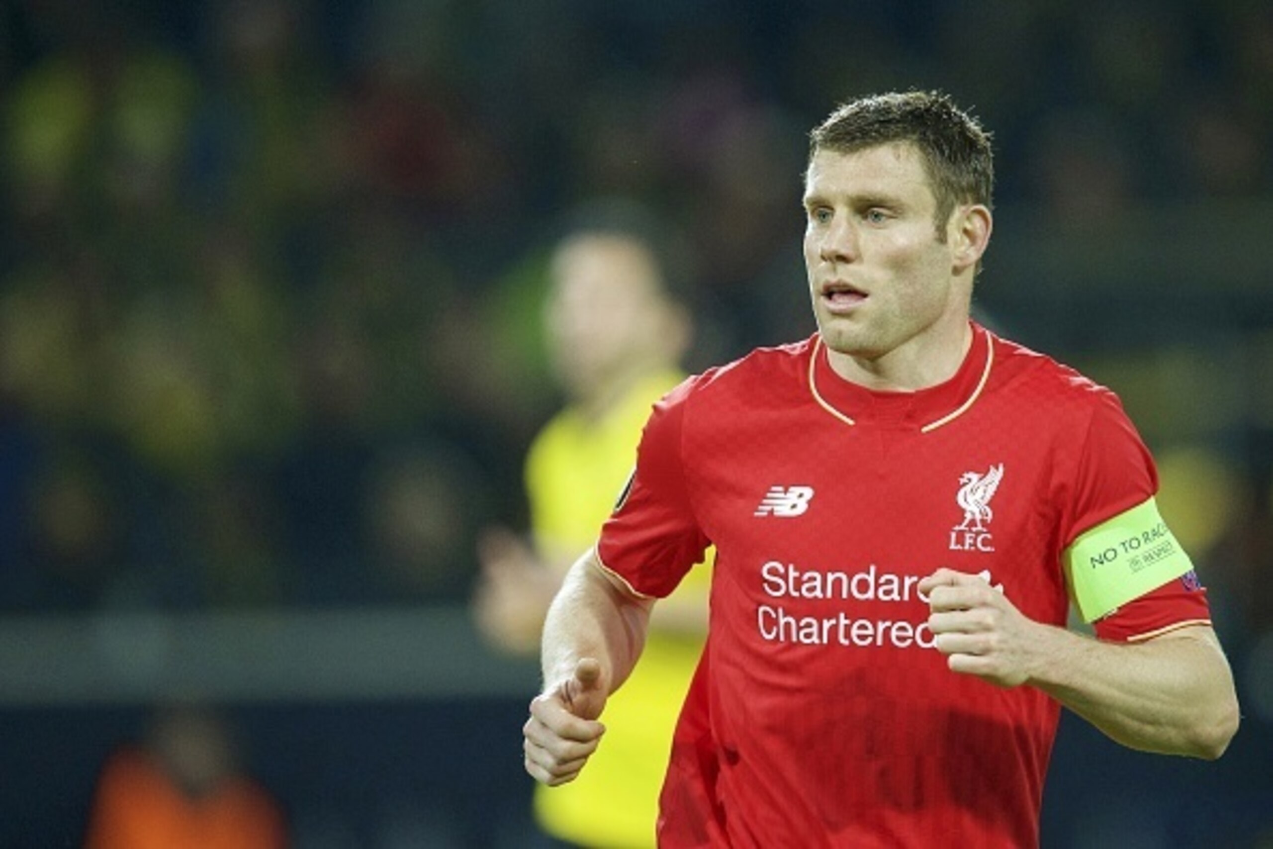 James Milner of Liverpool FC during the UEFA Europa League quarter-final match between Borussia Dortmund and Liverpool on April 7, 2016 at the Signal Iduna Park stadium at Dortmund, Germany.(Photo by VI Images via Getty Images)