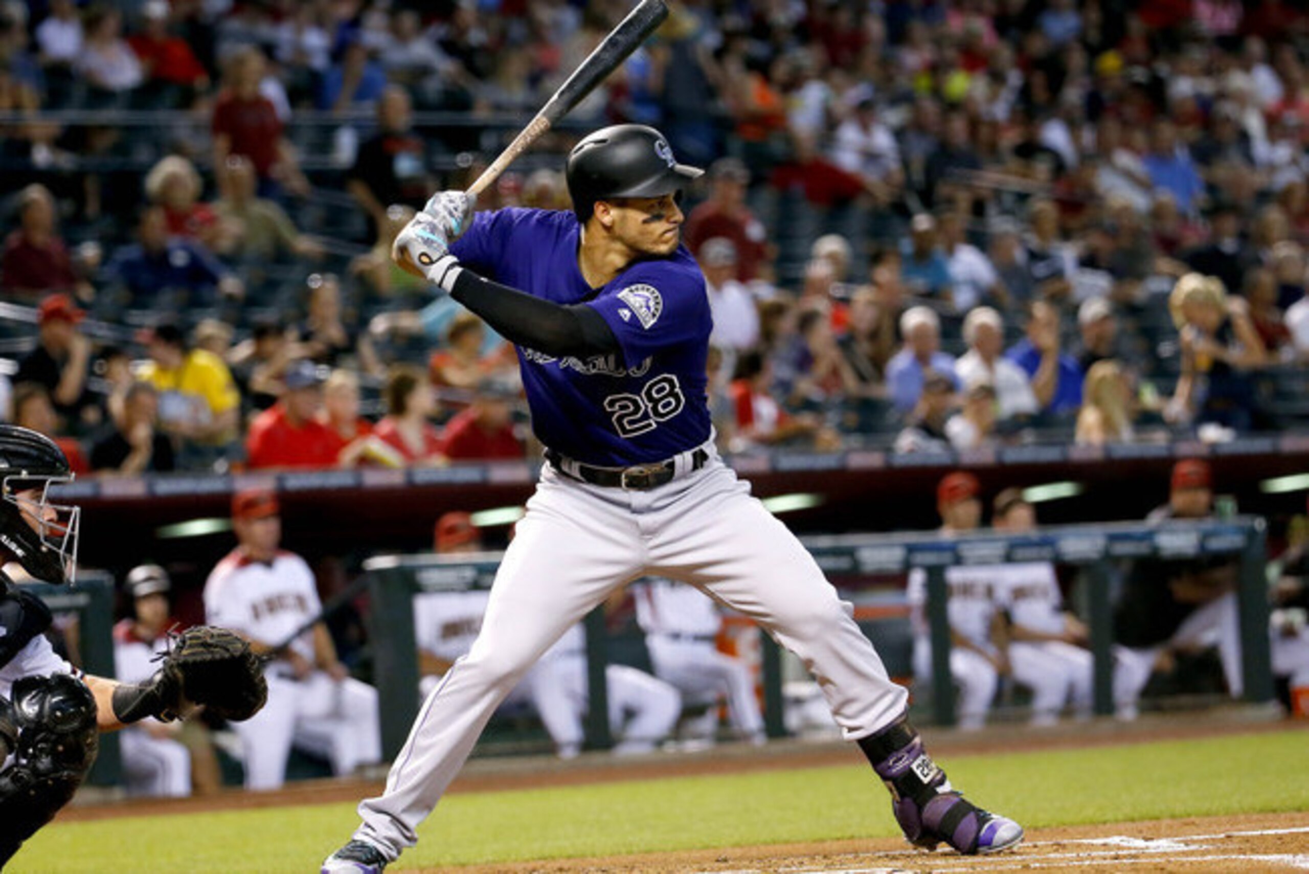 All but two of Arenado's home runs went to the left of center field last season.