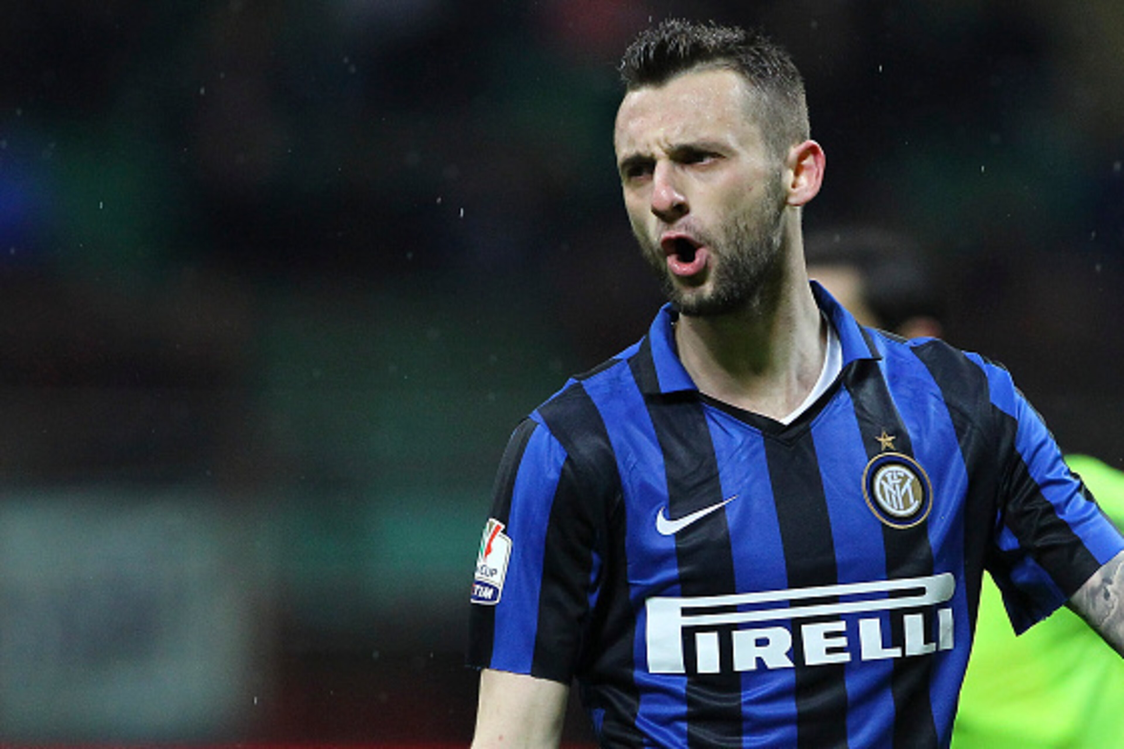 MILAN, ITALY - MARCH 02: Marcelo Brozovic of FC Internazionale Milano shouts during the TIM Cup match between FC Internazionale Milano and Juventus FC at Stadio Giuseppe Meazza on March 2, 2016 in Milan, Italy. (Photo by Marco Luzzani/Getty Images) MILAN, ITALY - MARCH 02: Marcelo Brozovic of FC Internazionale Milano shouts during the TIM Cup match between FC Internazionale Milano and Juventus FC at Stadio Giuseppe Meazza on March 2, 2016 in Milan, Italy. (Photo by Marco Luzzani/Getty Images)