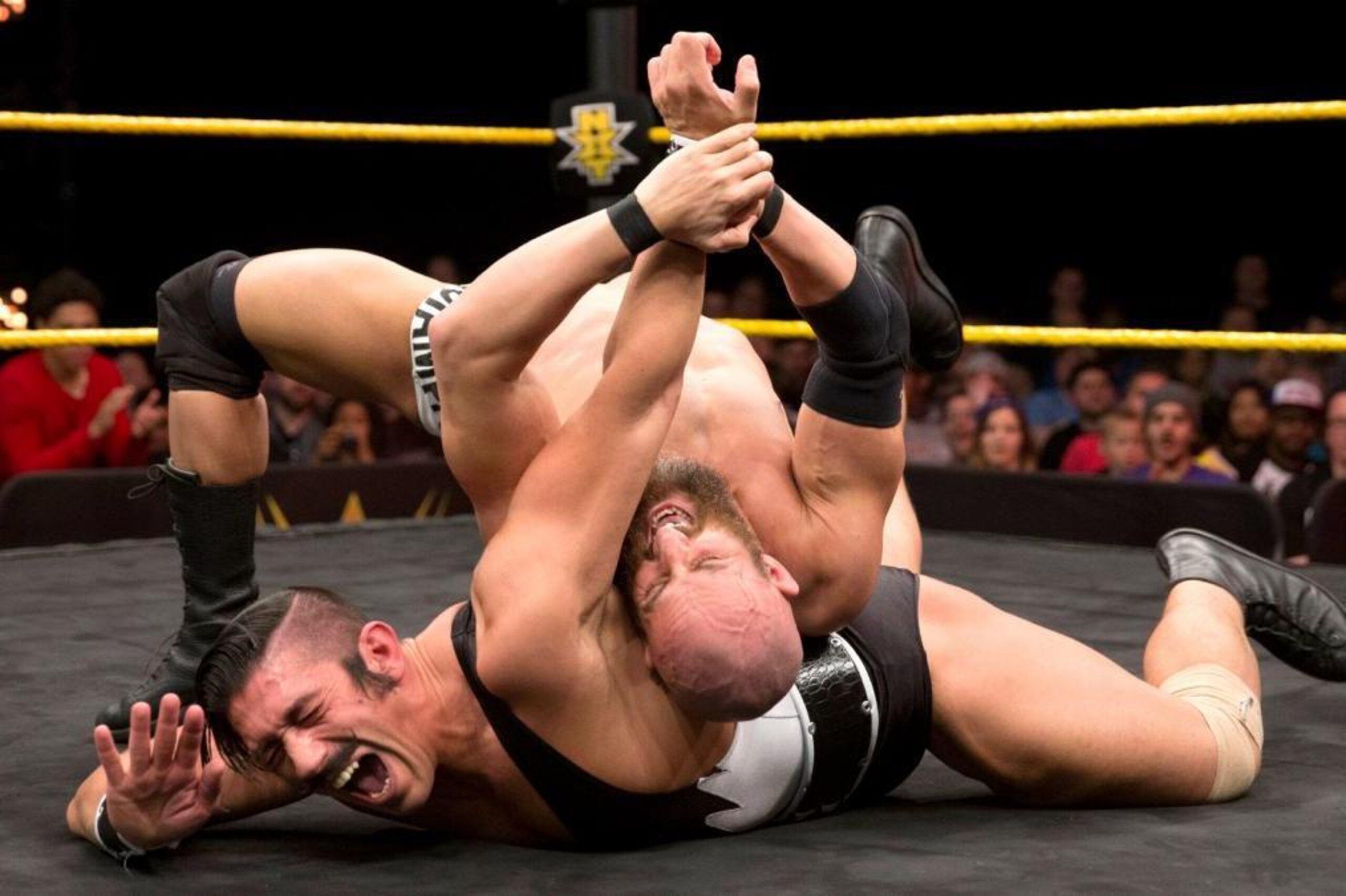 Tommaso Ciampa grounds Simon Gotch.