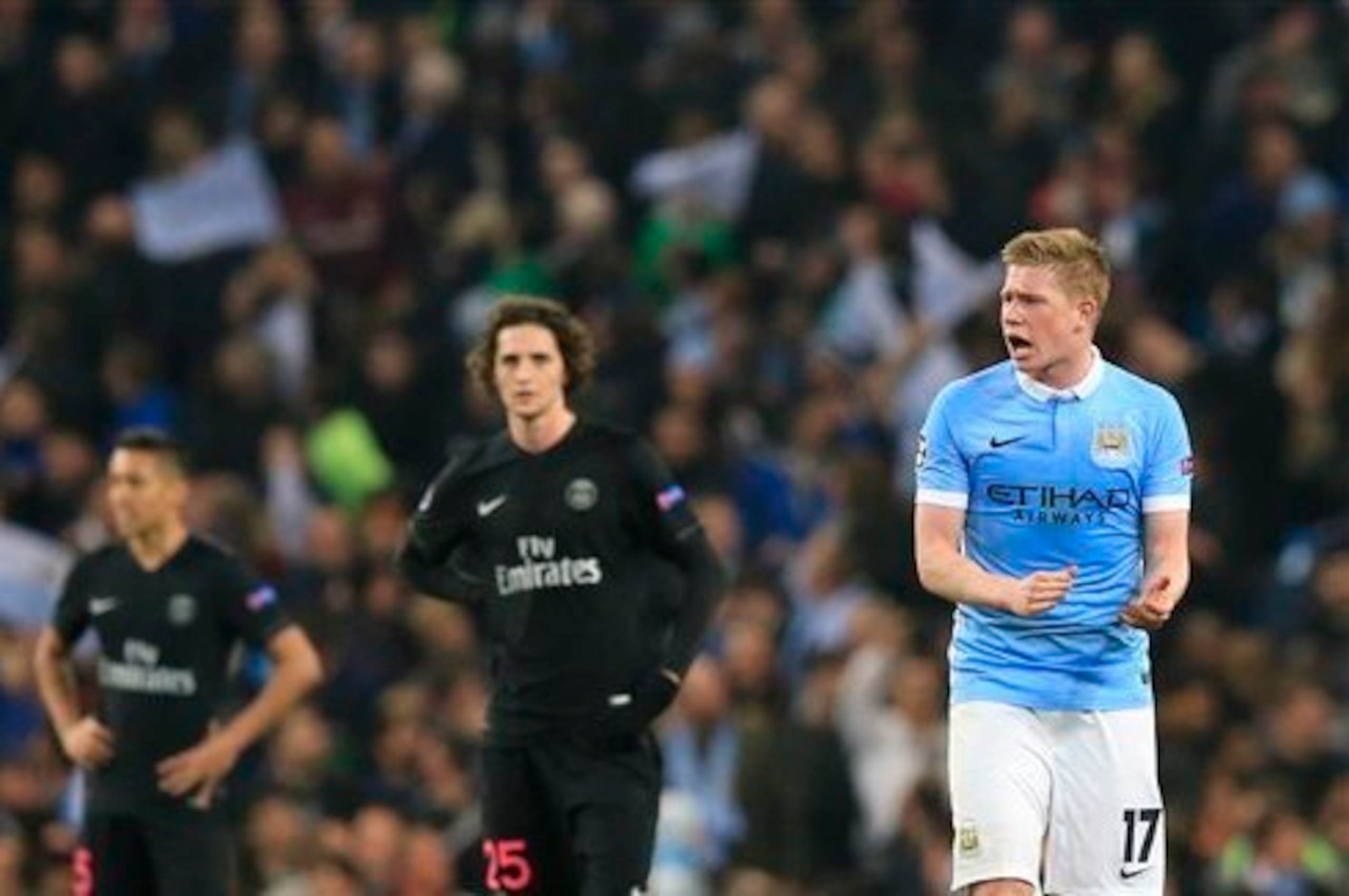 Kevin De Bruyne was outstanding over two legs against Paris Saint-Germain.