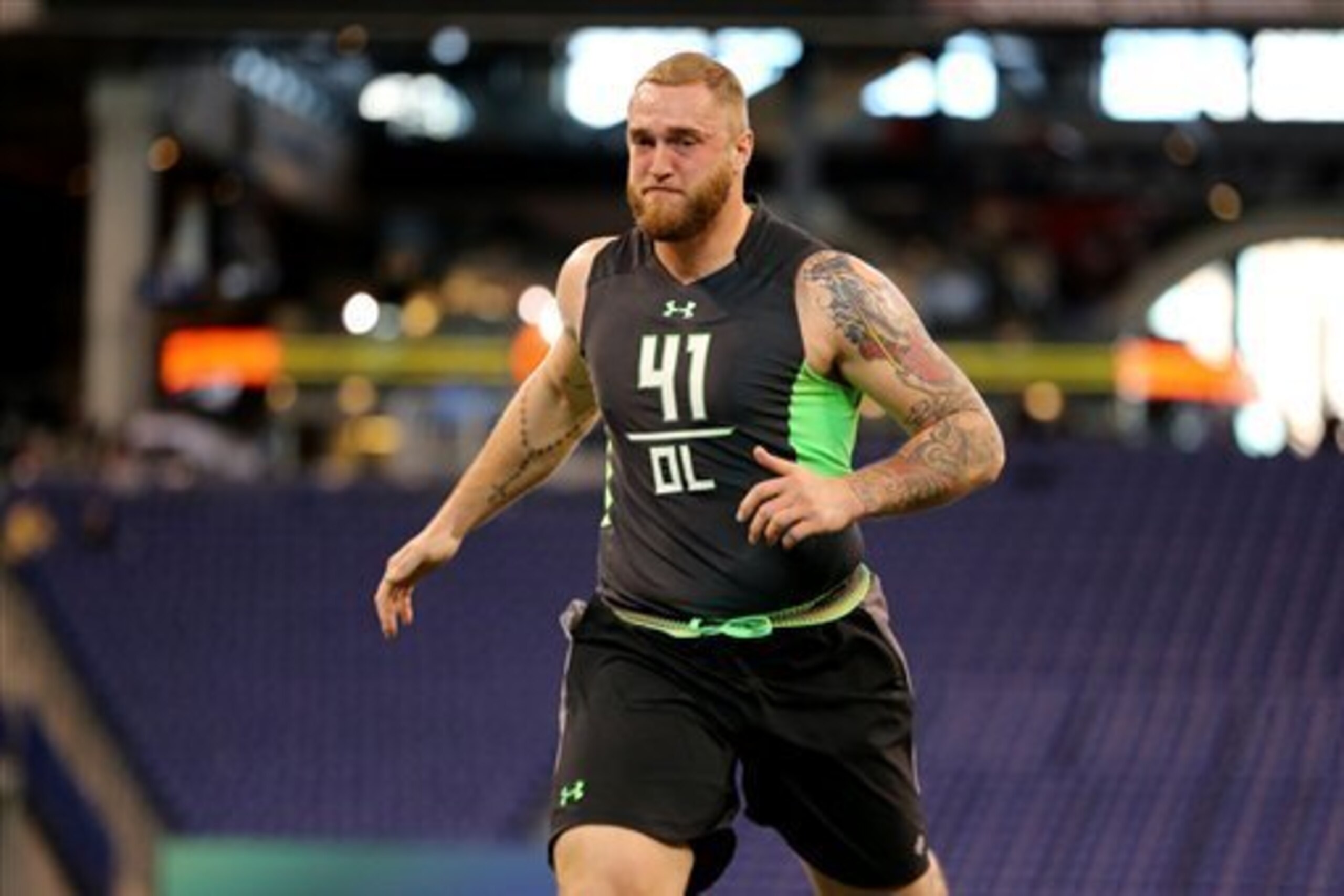 Jason Spriggs uses athleticism to impress the NFL.