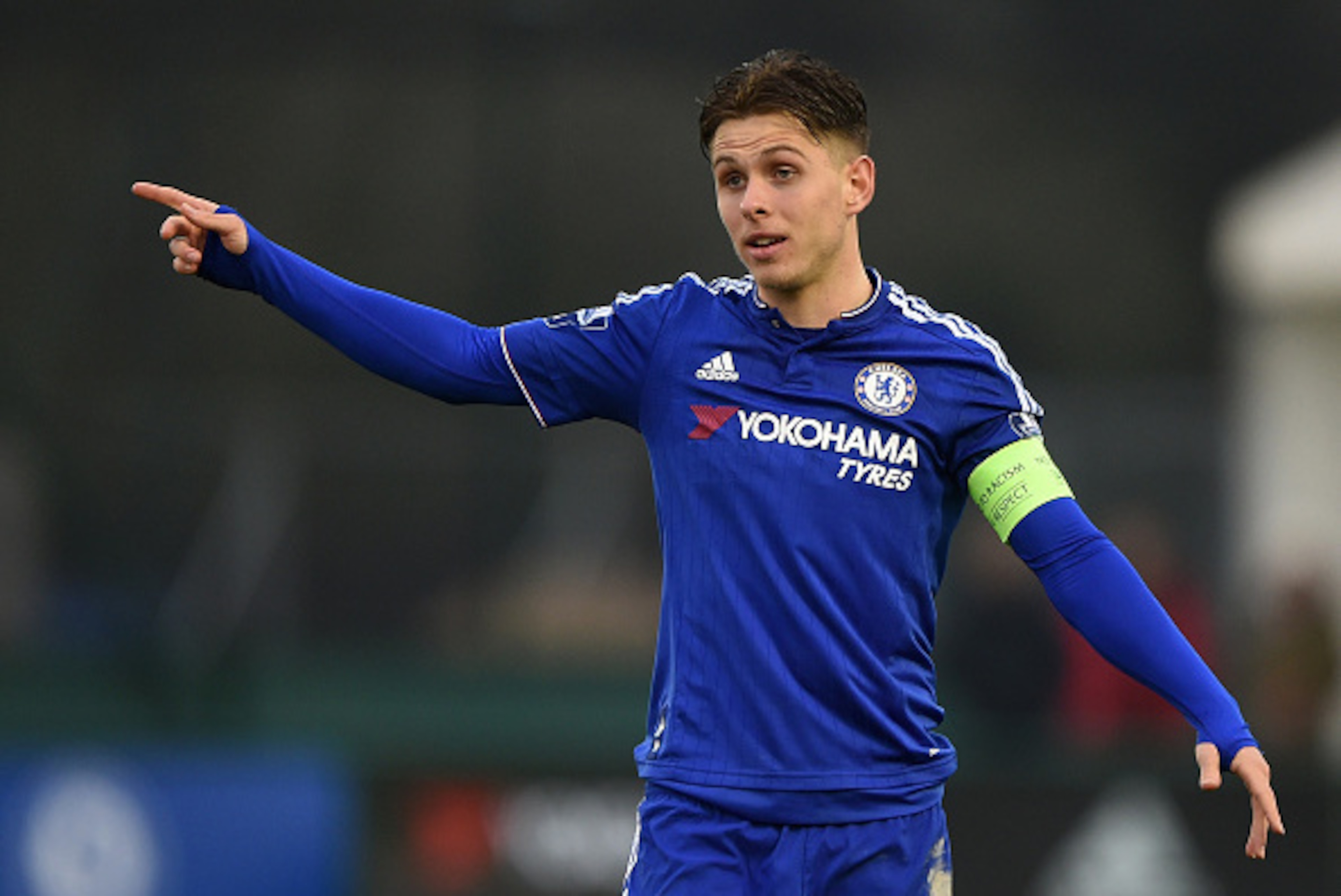 COBHAM, ENGLAND - MARCH 15: Charlie Colkett of Chelsea in action during the UEFA Youth League quarter final match between Chelsea and Ajax at Chelsea Training Ground on March 15, 2016 in Cobham, England. (Photo by Tom Dulat/Getty Images). (Photo by Tom COBHAM, ENGLAND - MARCH 15: Charlie Colkett of Chelsea in action during the UEFA Youth League quarter final match between Chelsea and Ajax at Chelsea Training Ground on March 15, 2016 in Cobham, England. (Photo by Tom Dulat/Getty Images). (Photo by Tom