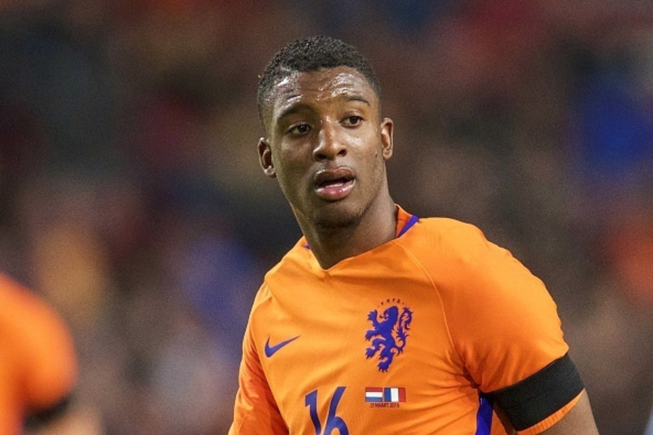 Riechedly Bazoer of Holland during the friendly match between Netherlands and France on March 25, 2016 at the Amsterdam Arena in Amsterdam, The Netherlands.(Photo by VI Images via Getty Images)