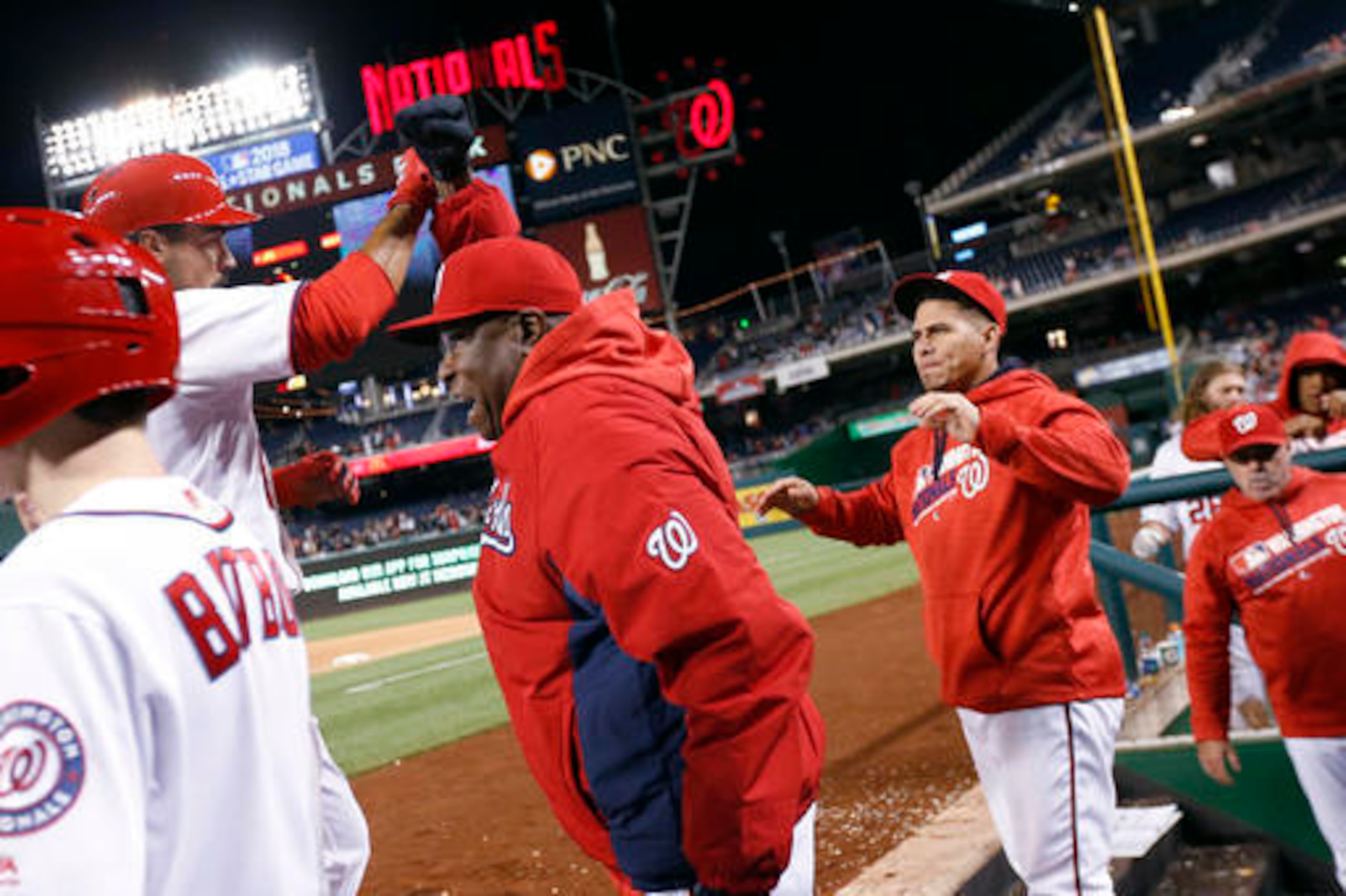 The Nationals hired Dusty Baker with the idea he could help them win now, and so far he has.