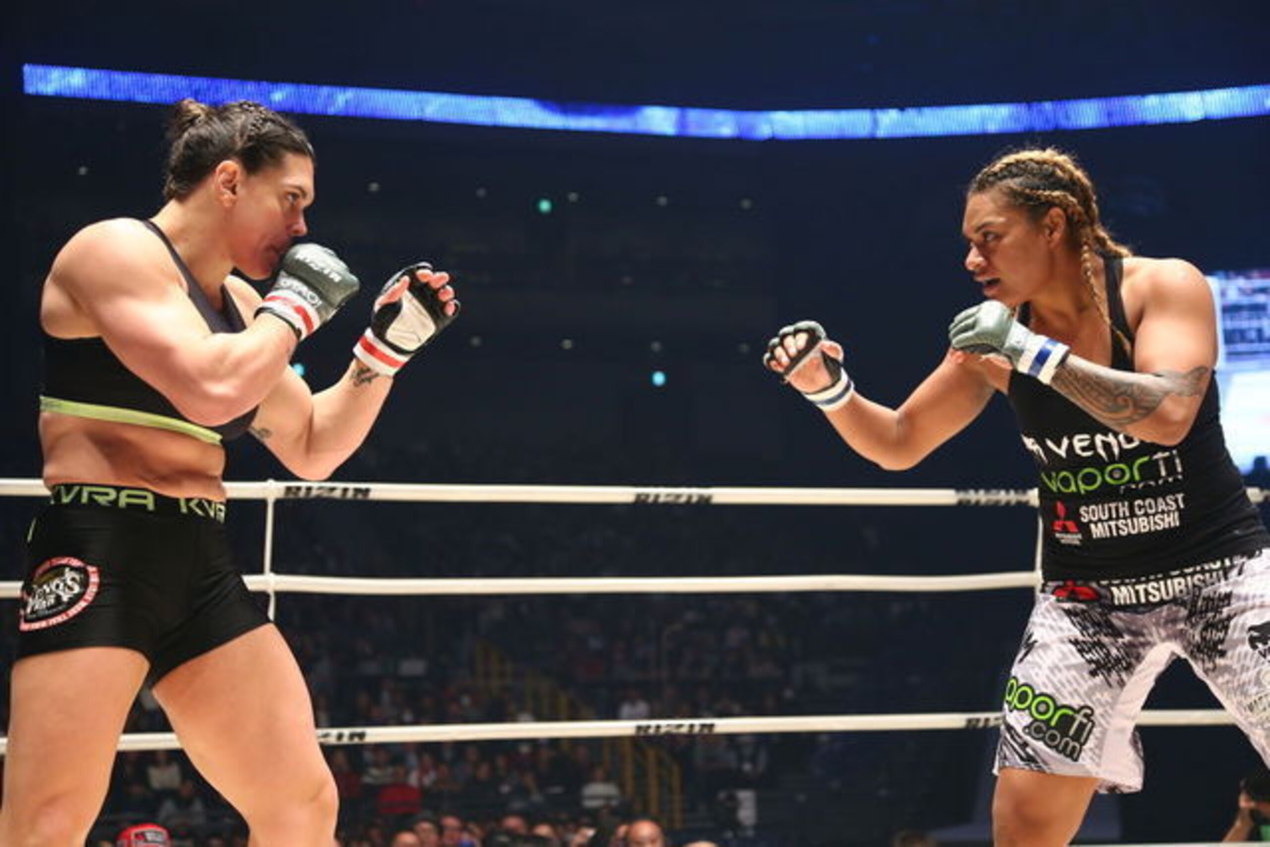 Garcia beat Tapa in her MMA debut via TKO in the first round.