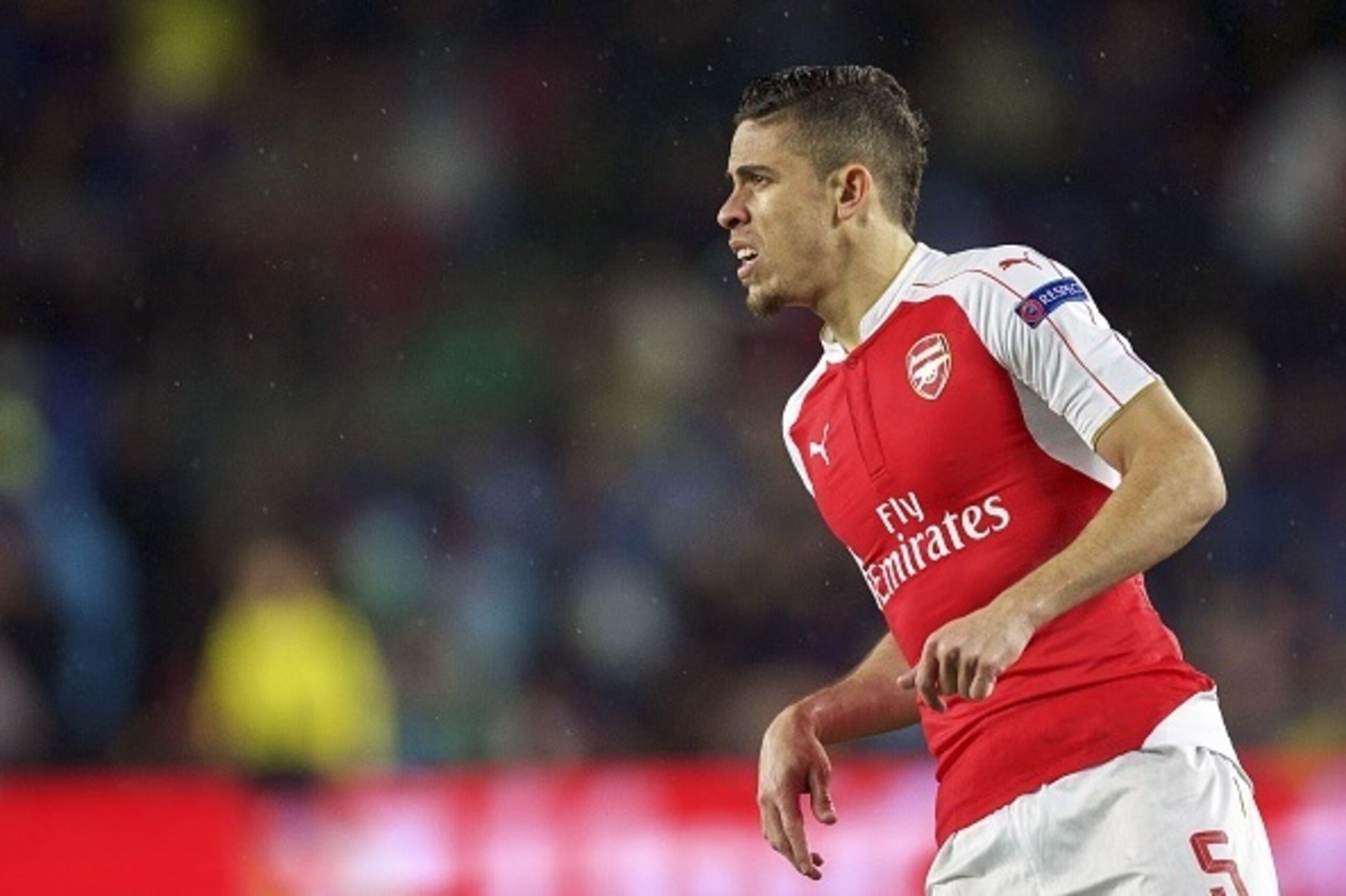 Gabriel of Arsenal FC during the UEFA Champions League round of 16 match between FC Barcelona and Arsenal on March 16, 2015 at the CampNou stadium in Barcelona, Spain.(Photo by VI Images via Getty Images)
