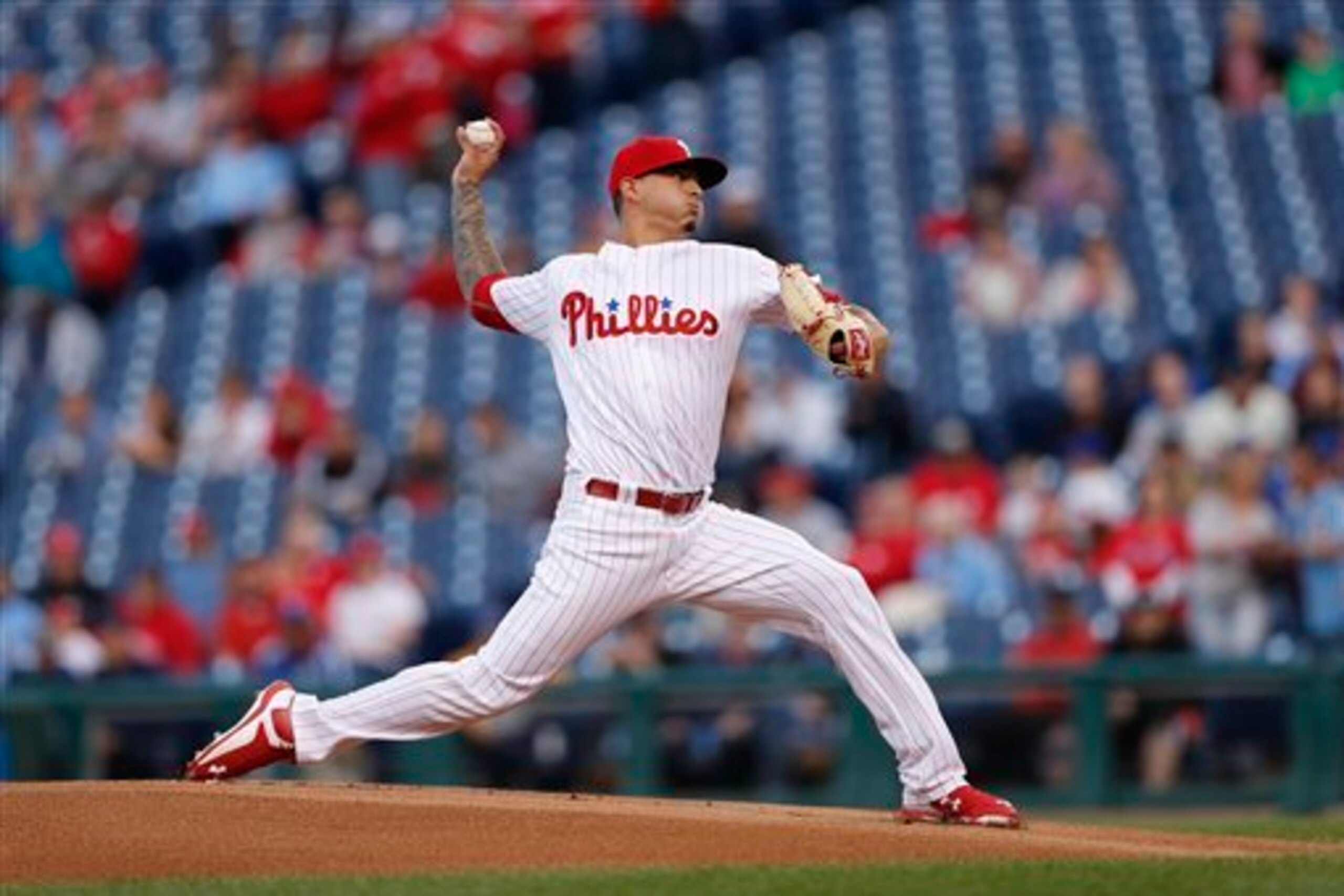 Velasquez has mostly dominated for the Phillies after arriving from Houston in the Ken Giles trade. Velasquez has mostly dominated for the Phillies after arriving from Houston in the Ken Giles trade.