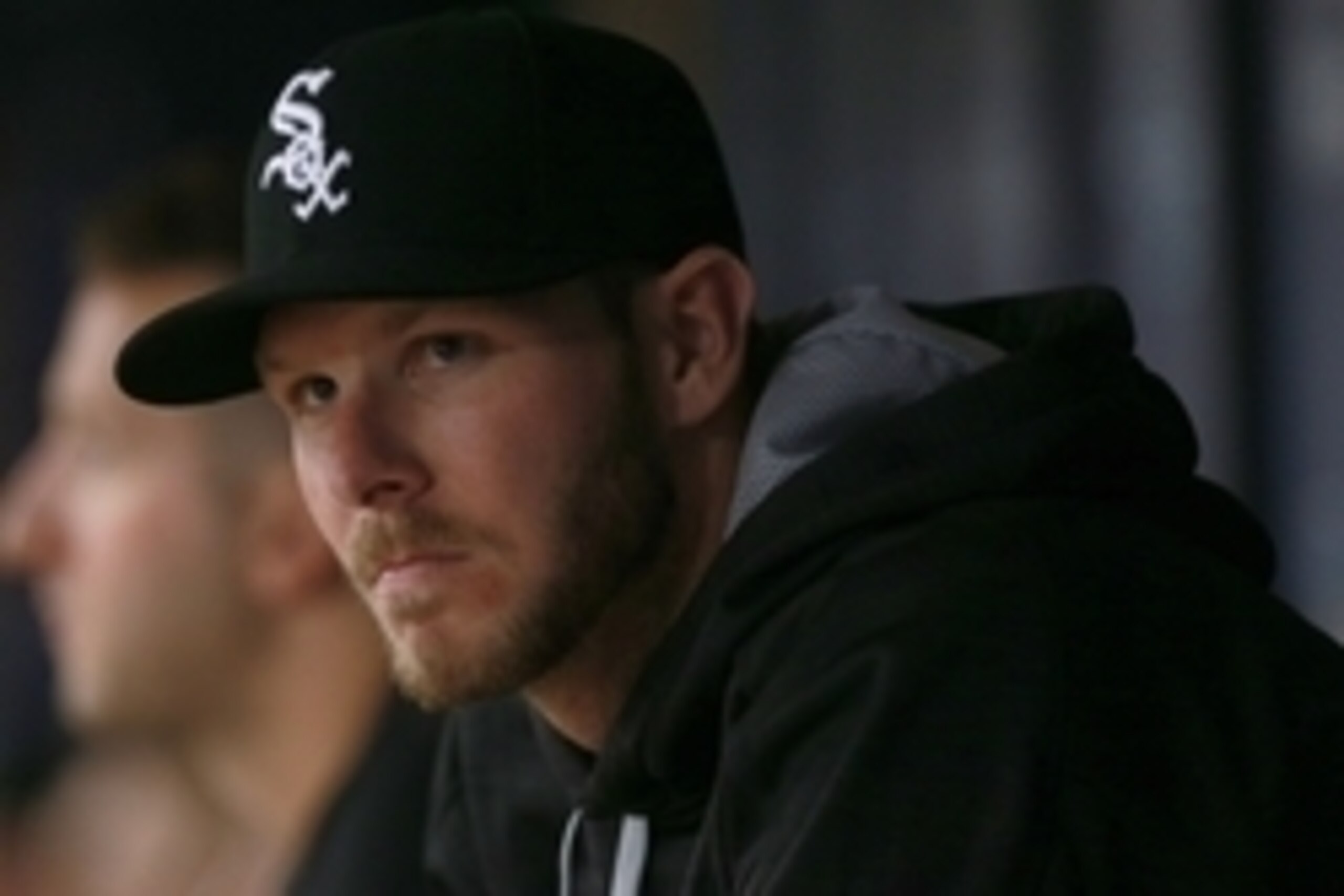 Apr 16, 2016; St. Petersburg, FL, USA; Chicago White Sox pitcher Chris Sale (49) looks on from the dugout against the Tampa Bay Rays at Tropicana Field. Mandatory Credit: Kim Klement-USA TODAY Sports Apr 16, 2016; St. Petersburg, FL, USA; Chicago White Sox pitcher Chris Sale (49) looks on from the dugout against the Tampa Bay Rays at Tropicana Field. Mandatory Credit: Kim Klement-USA TODAY Sports