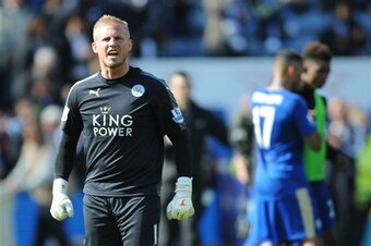 Schmeichel has been a key figure for manager Claudio Ranieri this season.