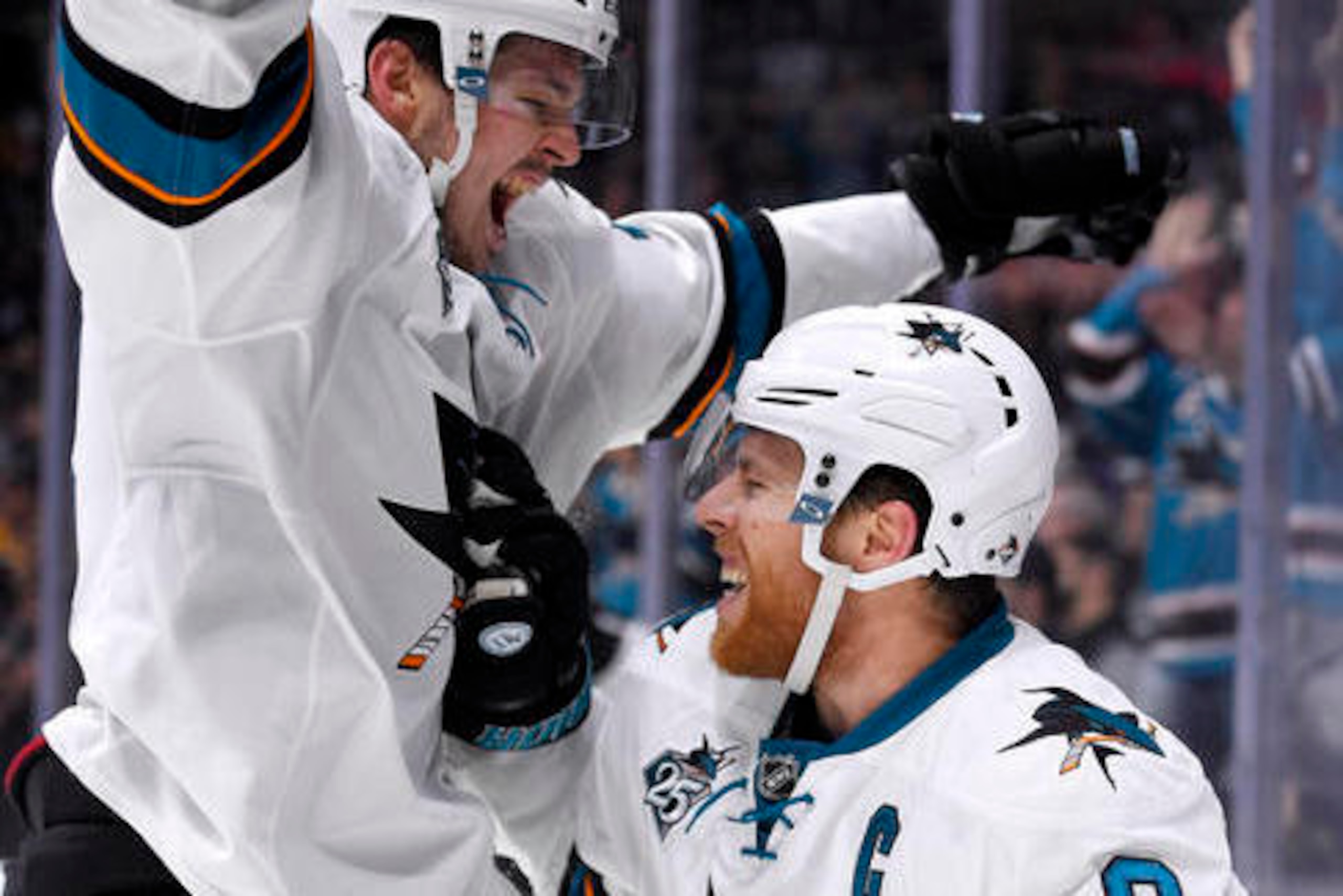 Joe Pavelski and the Sharks exorcised their demons in the first round.