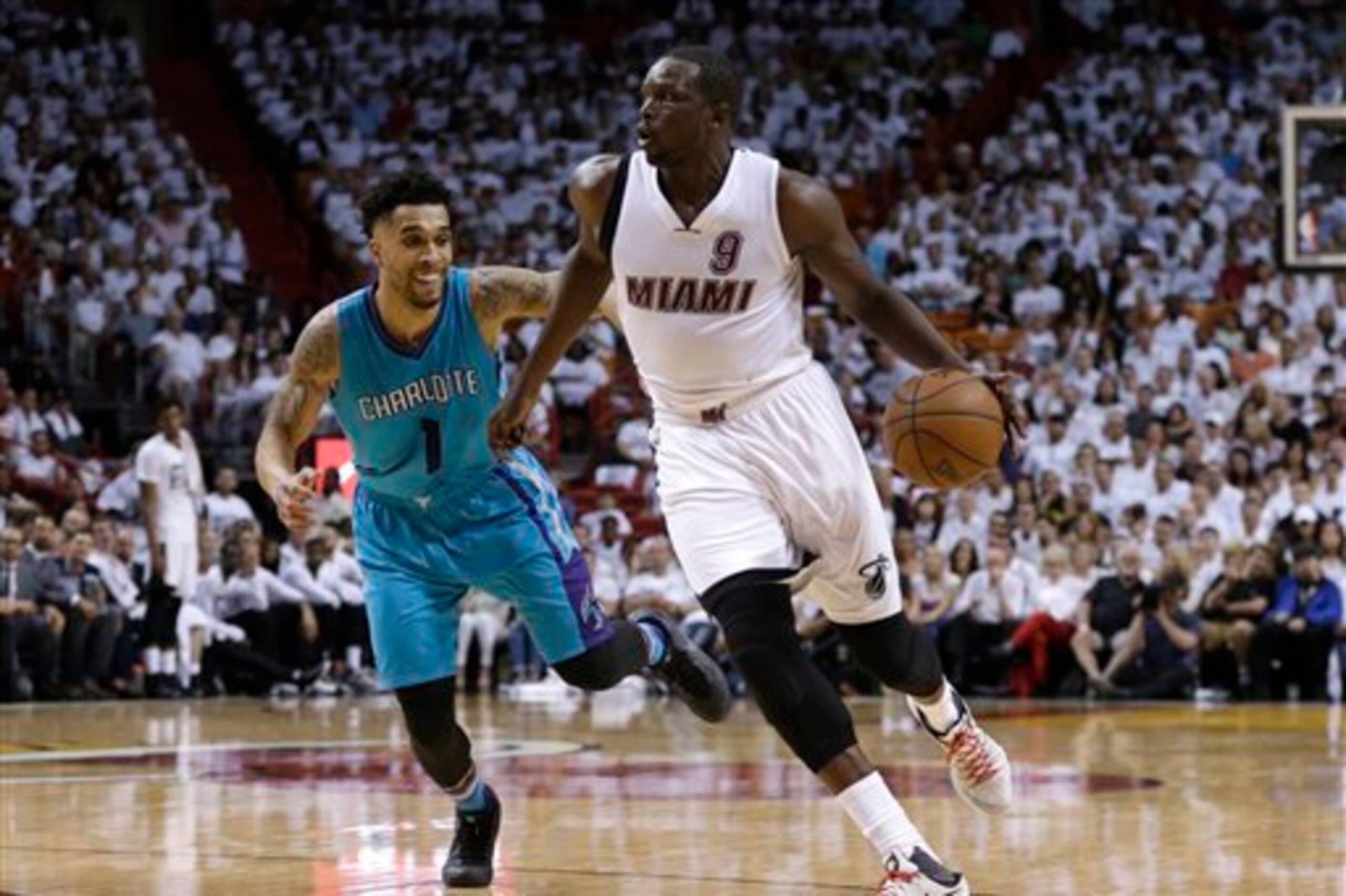 Luol Deng's 22.0 points per game have been key to Miami's 2-1 series lead.