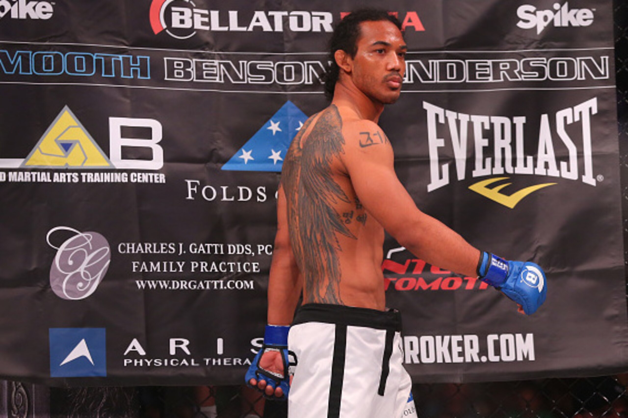UNCASVILLE, CT - APRIL 22: Benson Henderson before his main event bout against Andrey Koreshkov at Mohegan Sun Arena on April 22, 2016 in Uncasville, Connecticut. (Photo by Ed Mulholland/Getty Images)