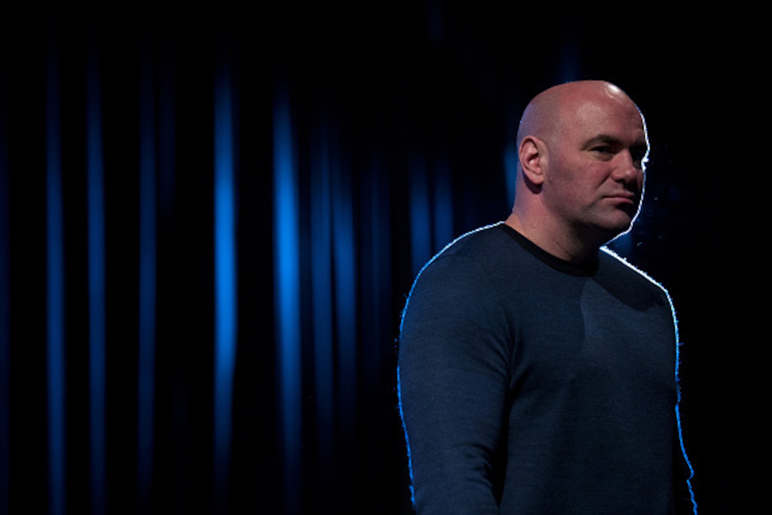 LAS VEGAS, NEVADA - JANUARY 01:  UFC President Dana White walks around backstage before the UFC 195 weigh-ins at the MGM Grand Hotel/Casino on January 1, 2016 in Las Vegas Nevada. (Photo by Brandon Magnus/Zuffa LLC/Zuffa LLC via Getty Images)