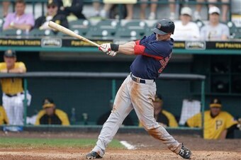 Hazelbaker while in the Red Sox farm system