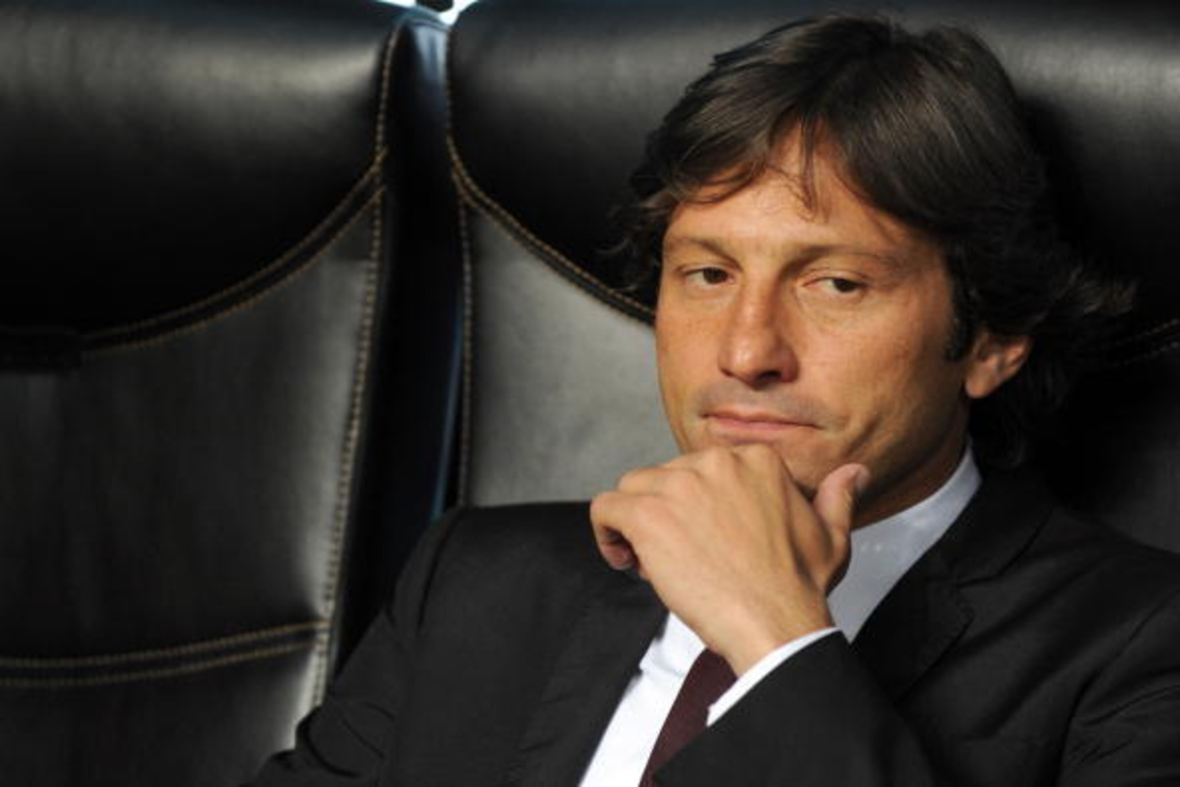 AC Milan's Brazilian coach Leonardo looks on before their Serie A football match AC Milan vs Fiorentina at San Siro stadium on May 1, 2010 in Milan. AFP PHOTO/ GIUSEPPE CACACE (Photo credit should read GIUSEPPE CACACE/AFP/Getty Images)