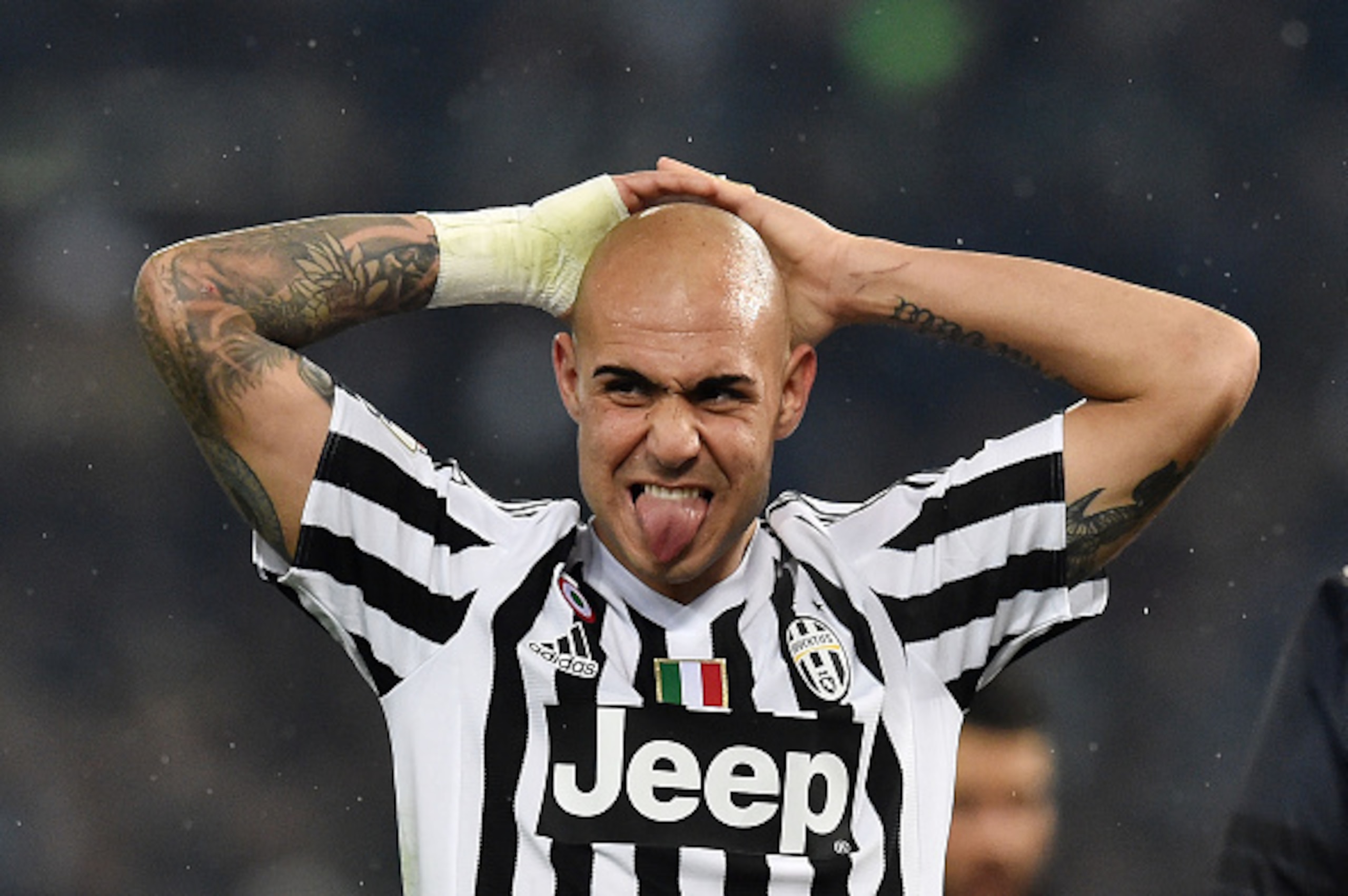 ROME, ITALY - JANUARY 20:  Simone Zaza of Juventus FC during the TIM Cup between SS Lazio and Juventus FC at Stadio Olimpico on January 20, 2016 in Rome, Italy.  (Photo by Giuseppe Bellini/Getty Images)