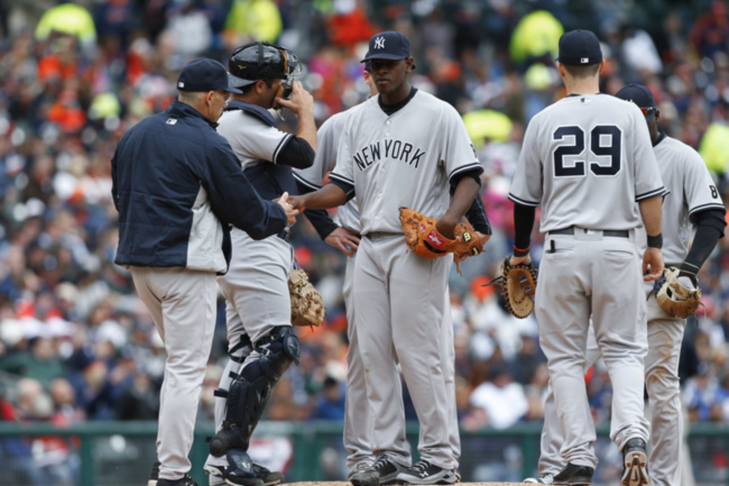 Young Luis Severino began the season as a possible ace but now has a 6.86 ERA that isn't even the worst in the rotation (Michael Pineda, 6.95).