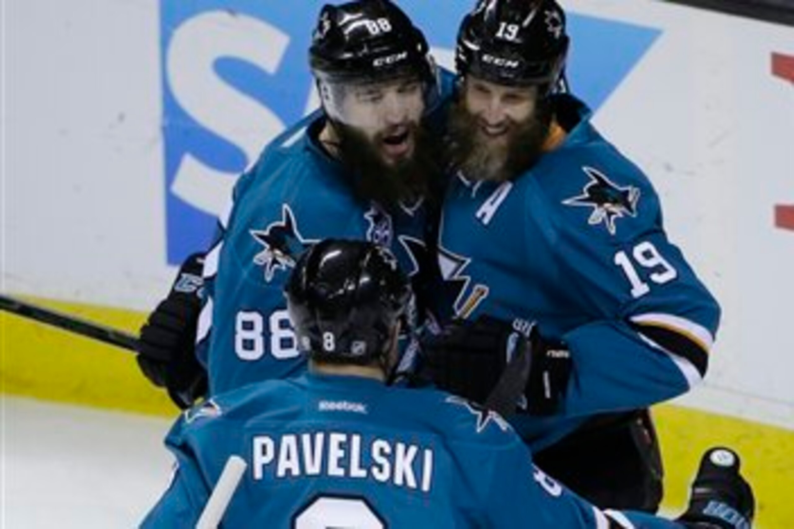 The Sharks are hoping to overcome past playoff failures after beating the Kings in the first round.