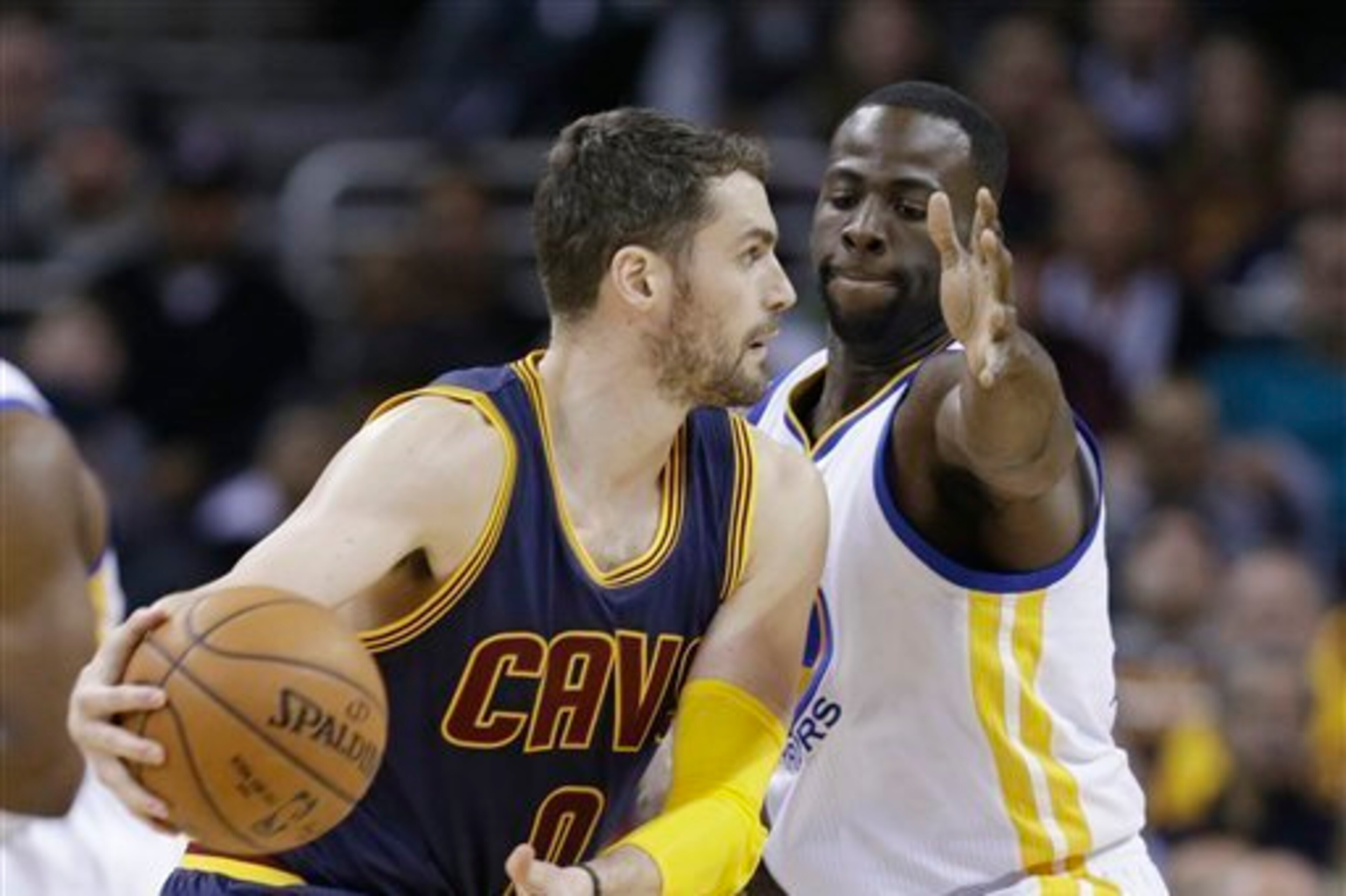 Kevin Love is a valuable big man who can be very effective, but Draymond Green would have his way with him.