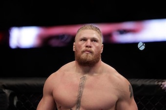 Brock Lesnar was a huge star for the UFC>