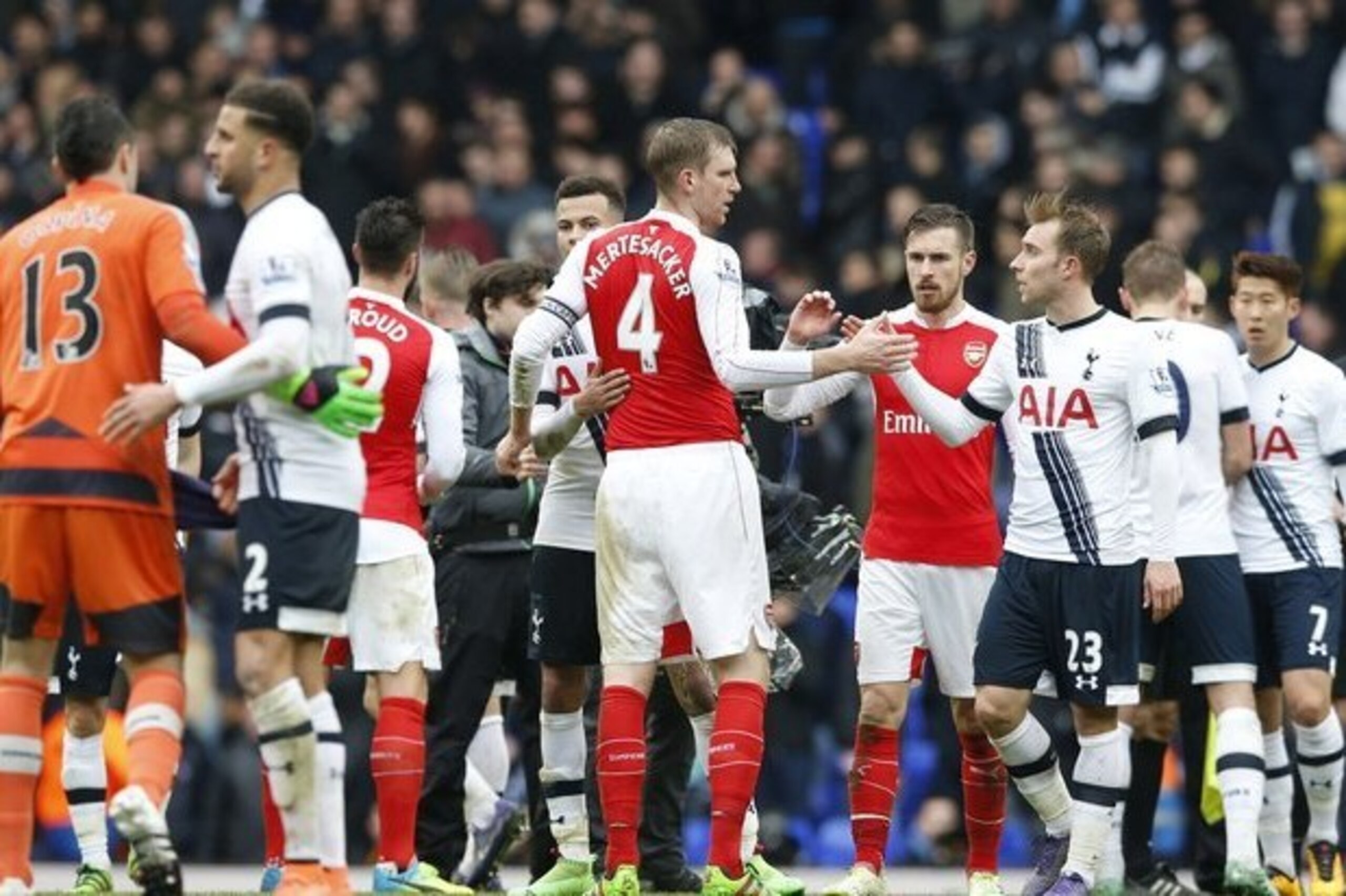 It was honours even between Arsenal and Tottenham in their two Premier League meetings this season. Both are still competiting to be north London's highest-placed club in the table.