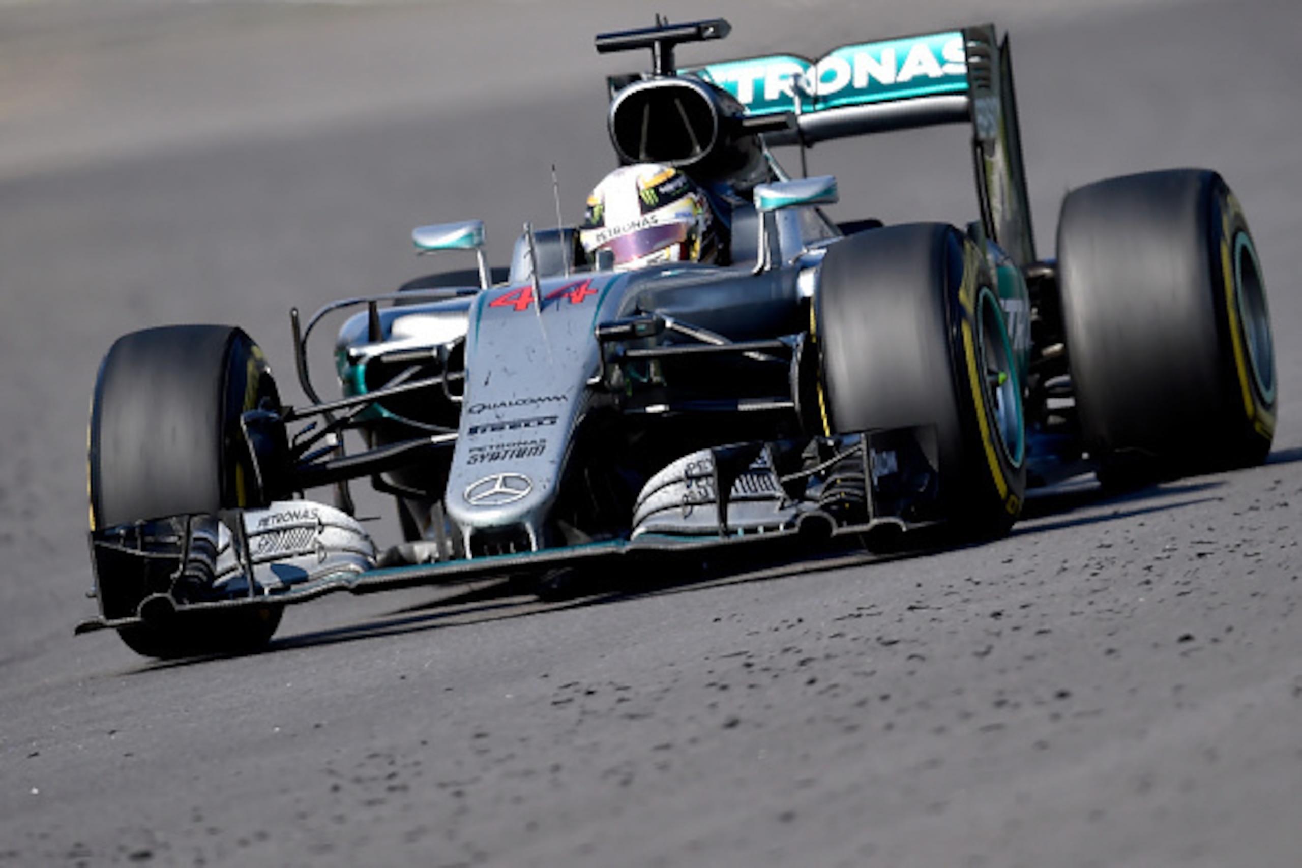 Mercedes AMG Petronas F1 Team's British driver  Lewis Hamilton steers his car during the Formula One Russian Grand Prix at the Sochi Autodrom circuit on May 1, 2016.  / AFP / YURI KADOBNOV        (Photo credit should read YURI KADOBNOV/AFP/Getty Images)