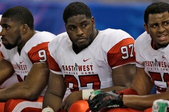 Javon Hargrave during Shrine Game week.