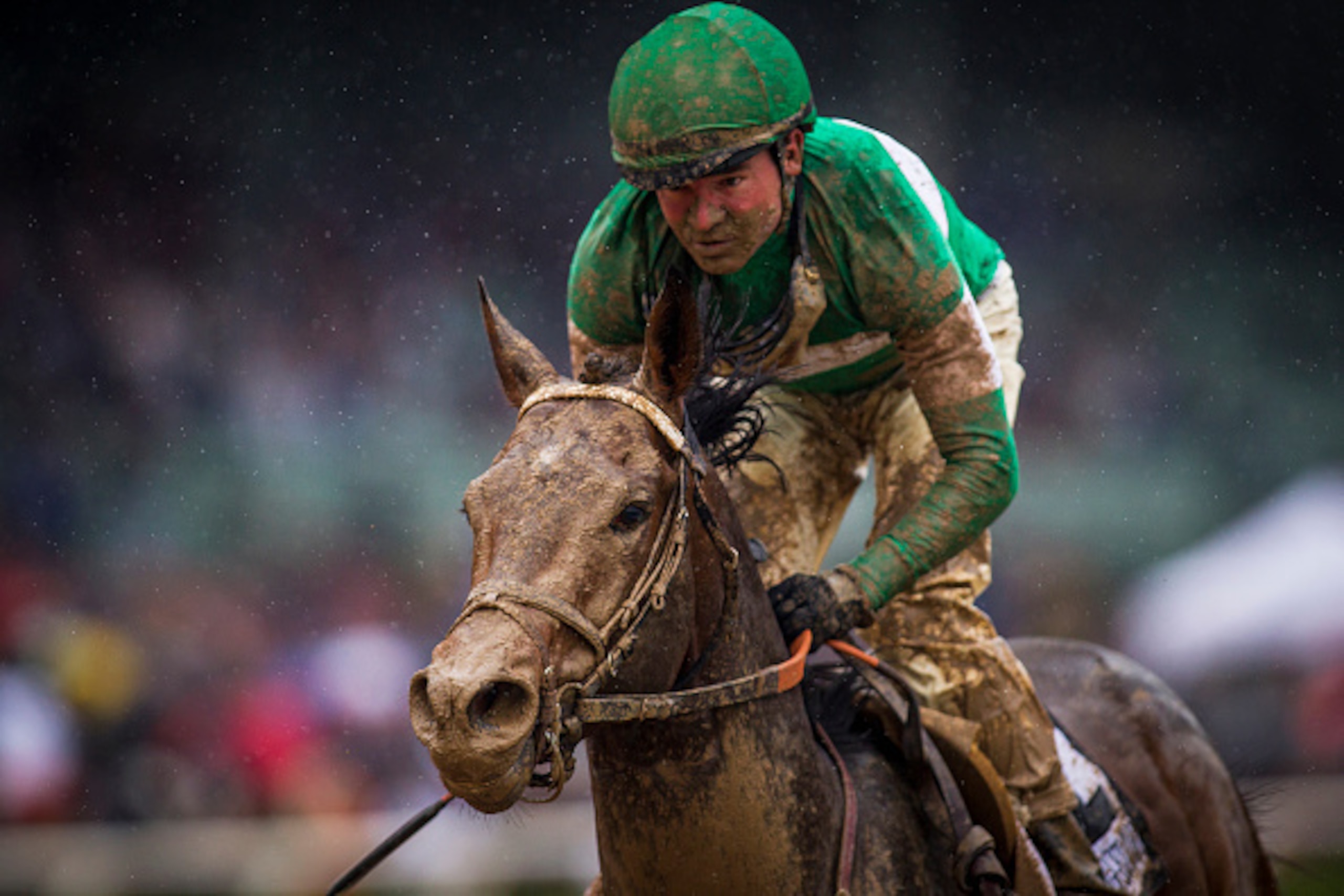 ARCADIA CA - APRIL 09: Kent Desormeaux smiles as he wins the Santa Anita Derby aboard # 2 Exaggerator at Santa Anita Park on April 9, 2016 in Arcadia, California. (Photo by Alex Evers/Eclipse Sportswire/Getty Images) ARCADIA CA - APRIL 09: Kent Desormeaux smiles as he wins the Santa Anita Derby aboard # 2 Exaggerator at Santa Anita Park on April 9, 2016 in Arcadia, California. (Photo by Alex Evers/Eclipse Sportswire/Getty Images)
