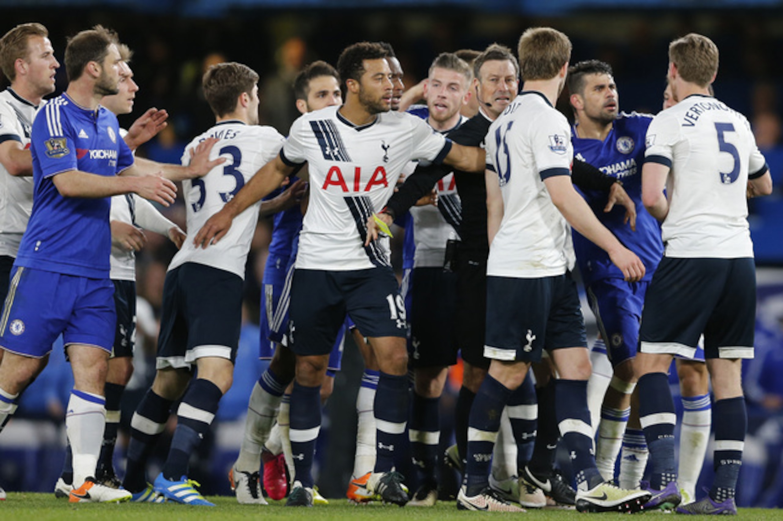 Things got ugly far too often in this ill-tempered London derby.