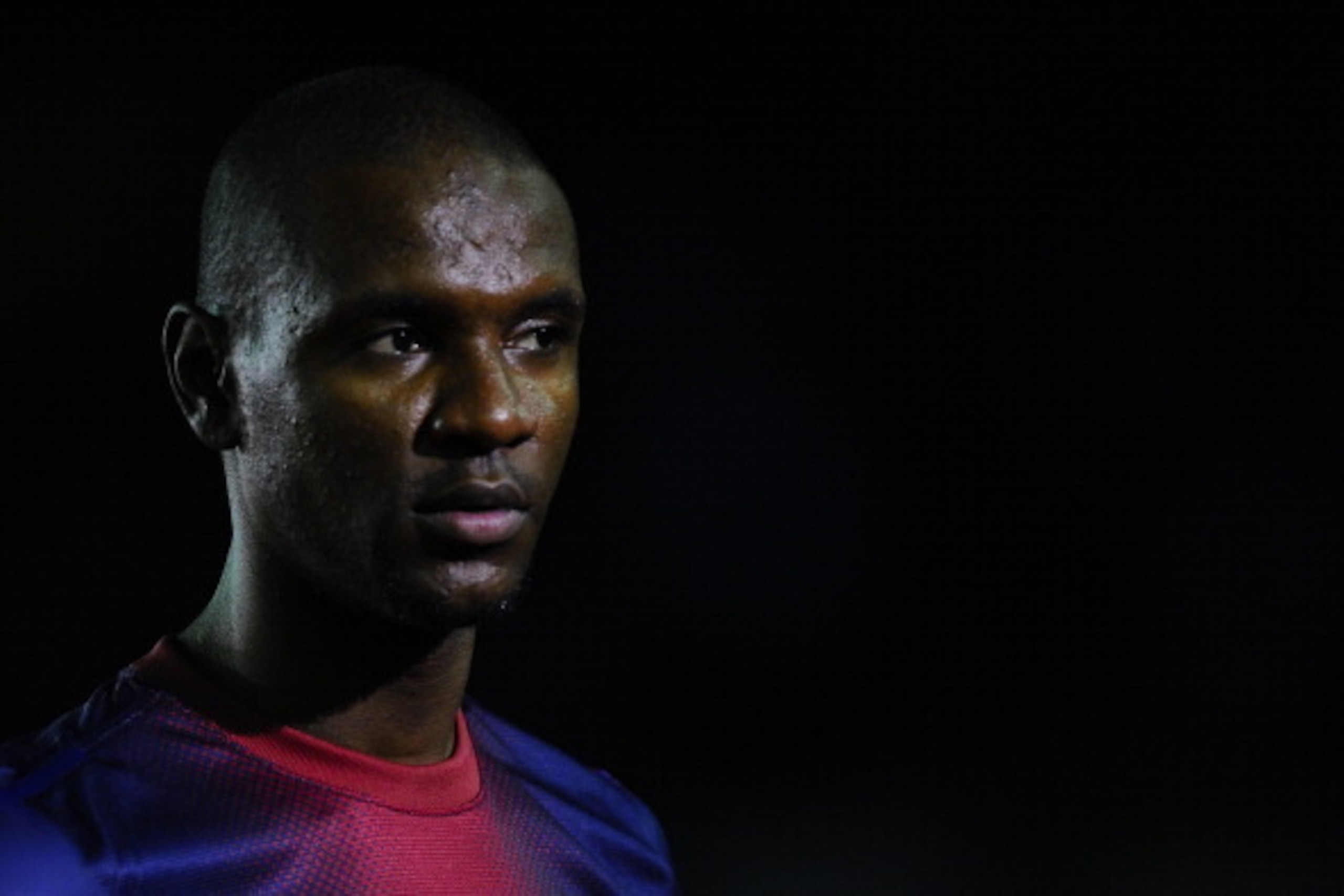 BARCELONA, SPAIN - AUGUST 20:  Eric Abidal of FC Barcelona looks on prior to the Joan Gamper Trophy friendly match between FC Barcelona and Sampdoria at Camp Nou on August 20, 2012 in Barcelona, Spain.  (Photo by David Ramos/Getty Images)