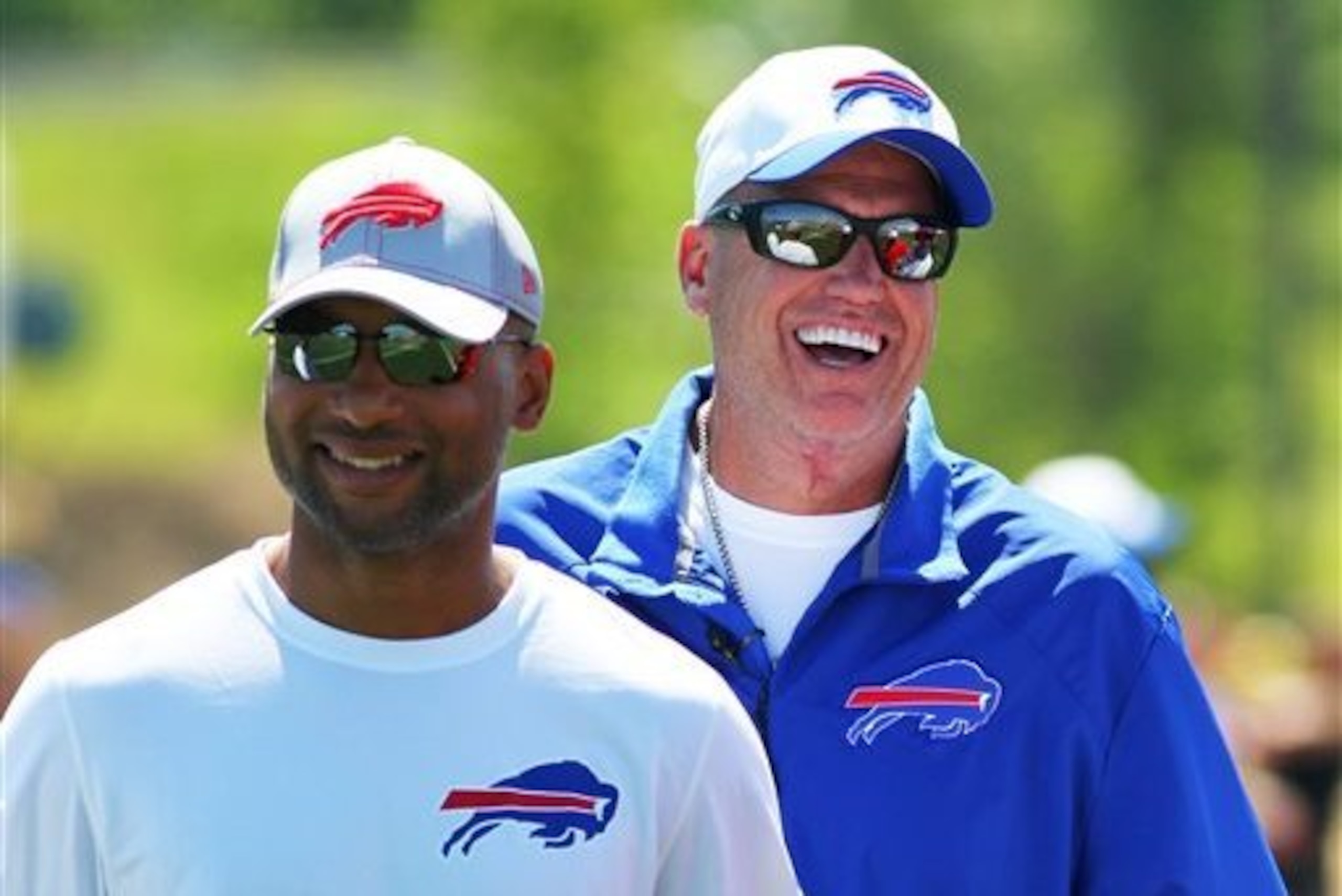 Doug Whaley (left) and Rex Ryan