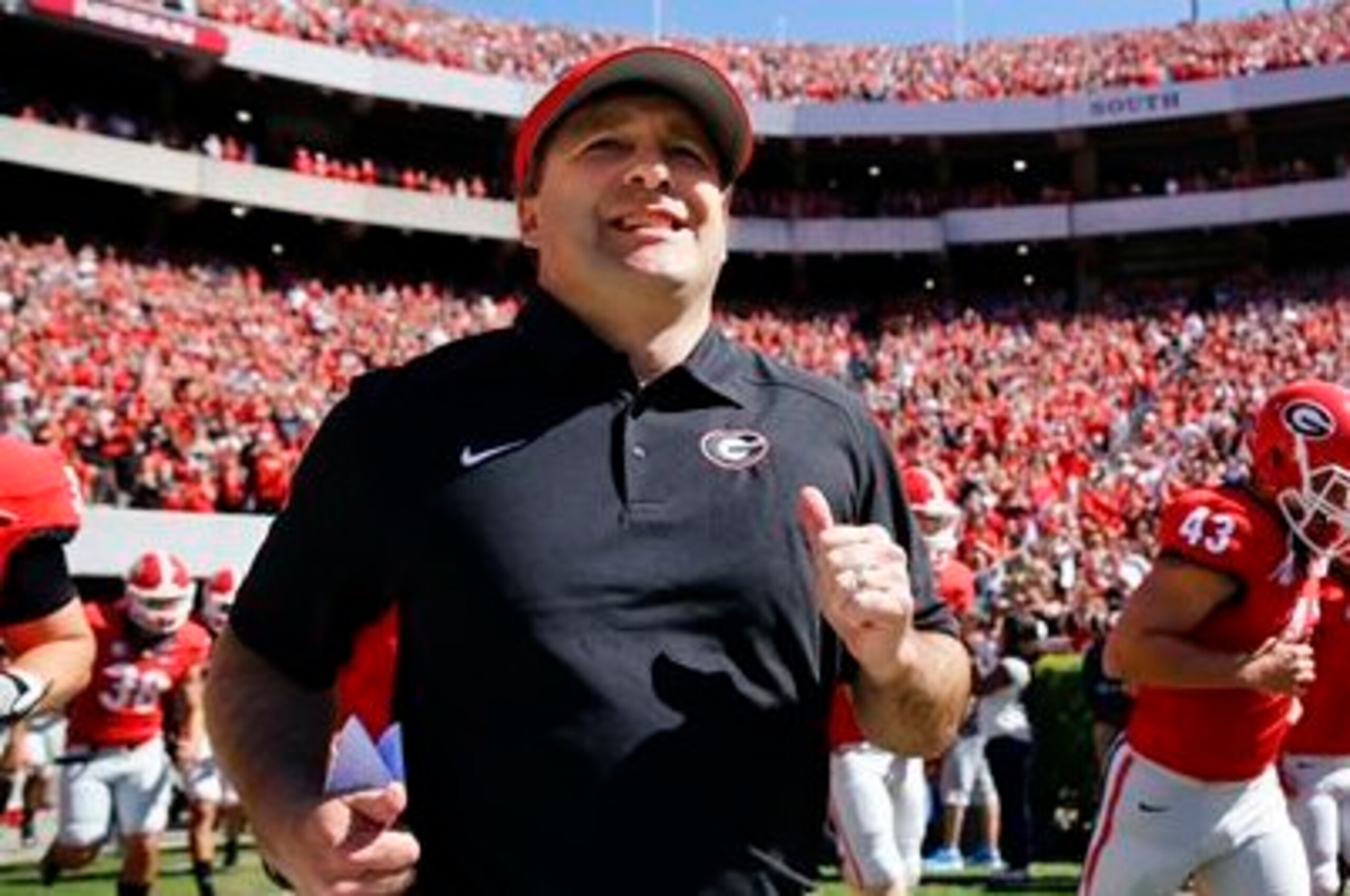 Georgia head coach Kirby Smart Georgia head coach Kirby Smart