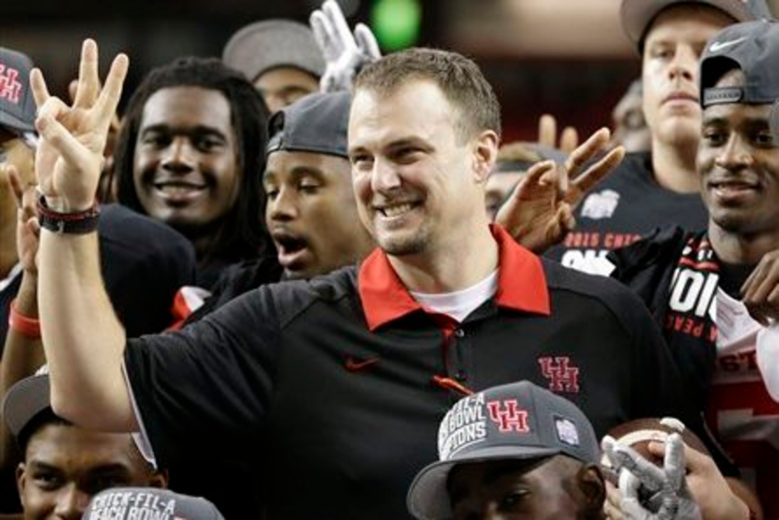 Houston head coach Tom Herman Houston head coach Tom Herman