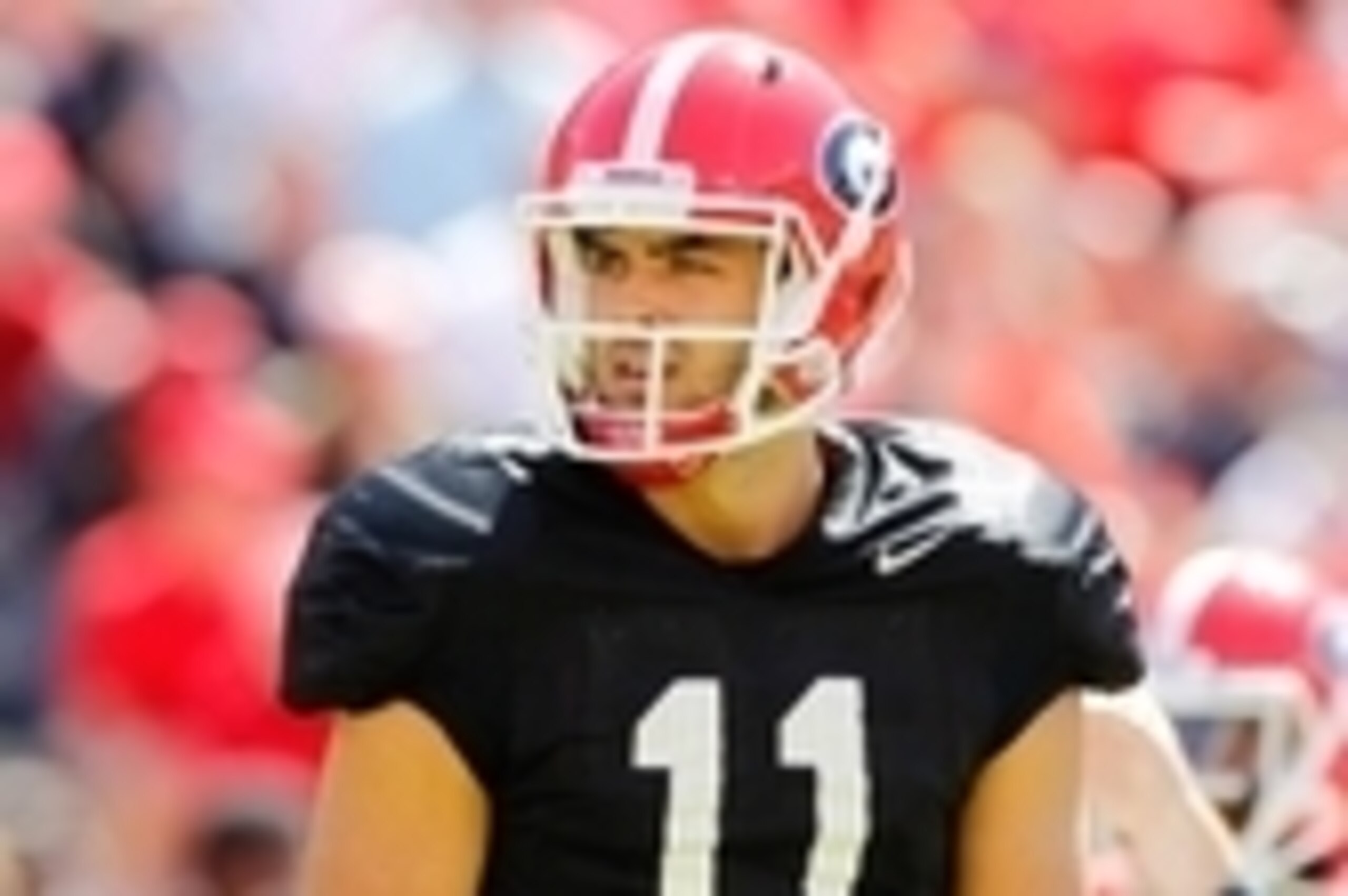 Apr 16, 2016; Athens, GA, USA; Georgia Bulldogs quarterback Greyson Lambert (11) before the spring game at Sanford Stadium. Mandatory Credit: Brett Davis-USA TODAY Sports