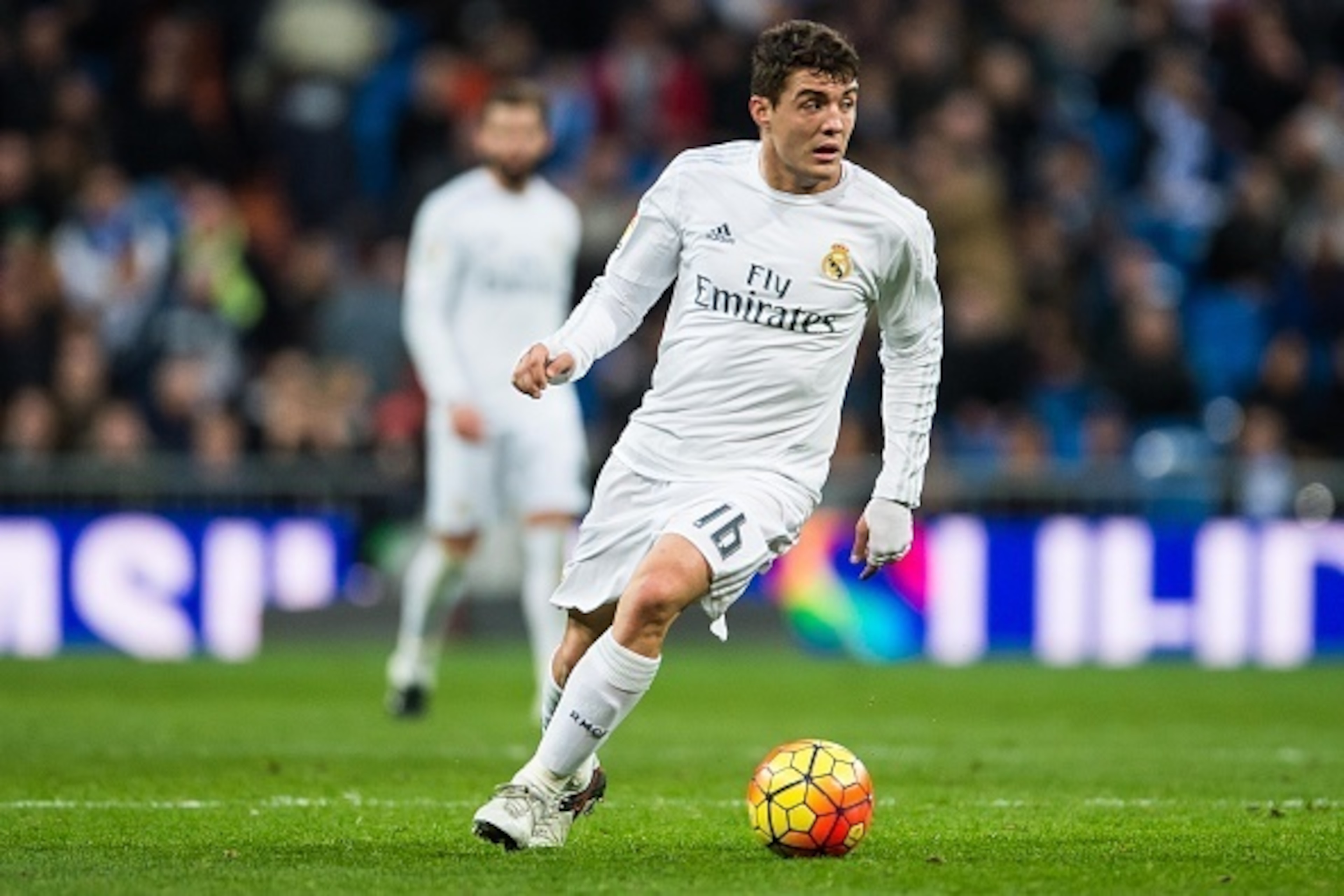 MADRID, SPAIN - DECEMBER 30:  Mateo Kovacic of Real Madrid CF in action during the Real Madrid CF vs Real Sociedad as part of the Liga BBVA 2015-2016 at Estadio Santiago Bernabeu on December 30, 2015 in Madrid, Spain.  (Photo by Aitor Alcalde/Power Sport 