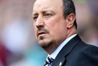 BIRMINGHAM, ENGLAND - MAY 07: Rafael Benitez the head coach / manager of Newcastle United during the Barclays Premier League match between Aston Villa and Newcastle United at Villa Park on May 7, 2016 in Birmingham, United Kingdom. (Photo by James Baylis 