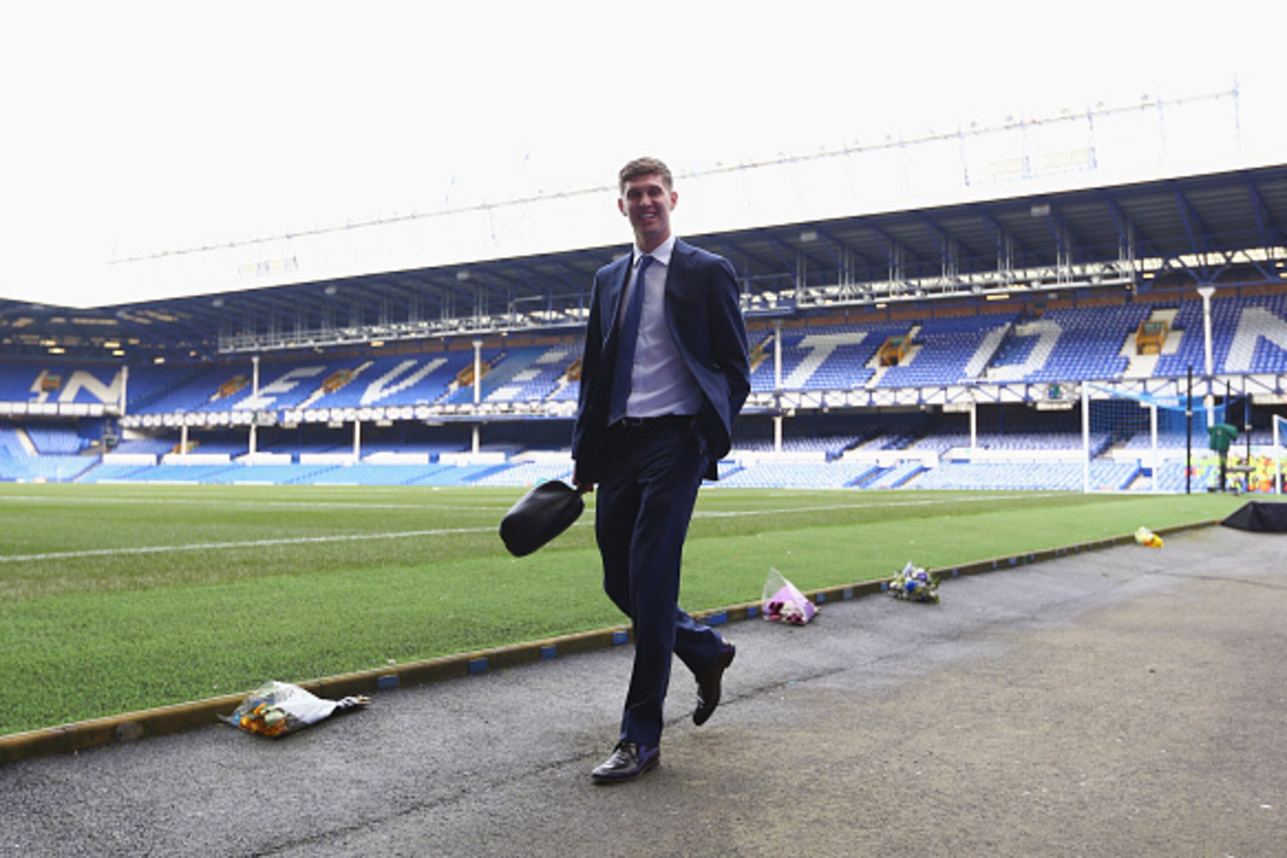 LIVERPOOL, ENGLAND - MARCH 12:  John Stones of Everton is seen on arrival at the stadium prior to the Emirates FA Cup sixth round match between Everton and Chelsea at Goodison Park on March 12, 2016 in Liverpool, England.  (Photo by Clive Brunskill/Getty 