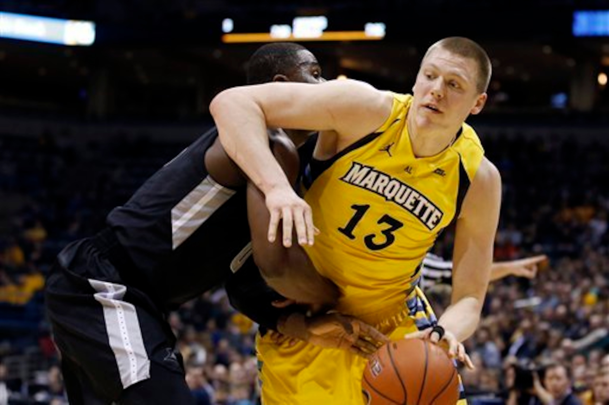 Henry Ellenson wins big on the offensive end of the court.