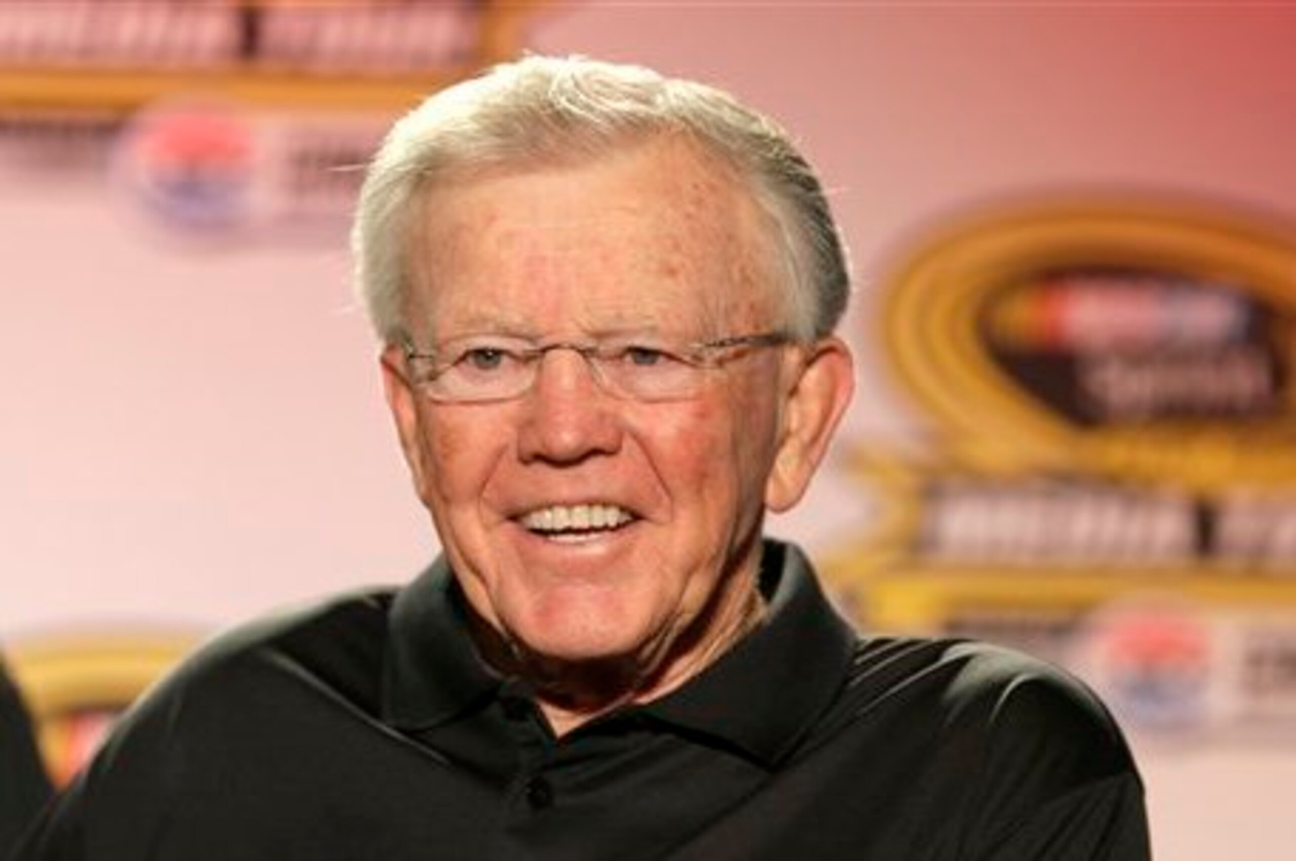 Joe Gibbs: thrilled, as usual. Joe Gibbs: thrilled, as usual.