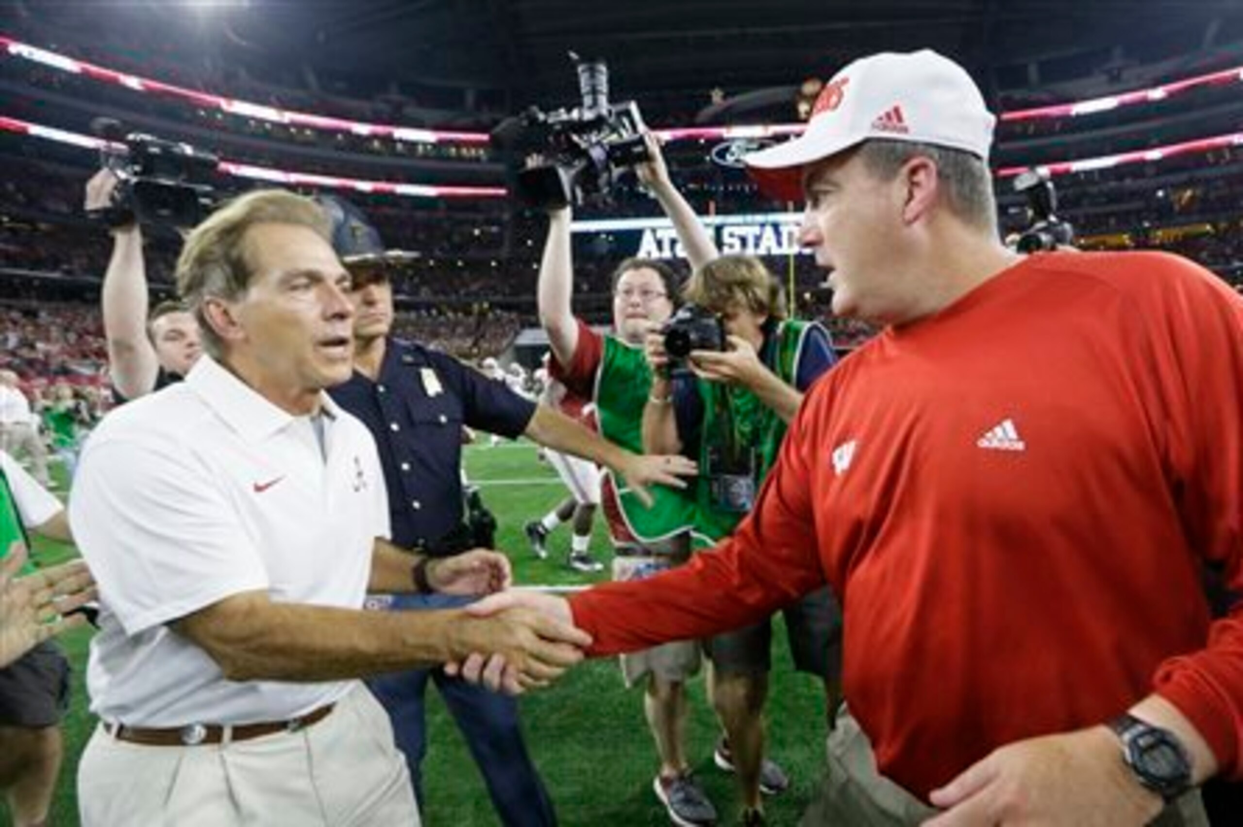 Nick Saban is undefeated in neutral-site openers at Alabama.