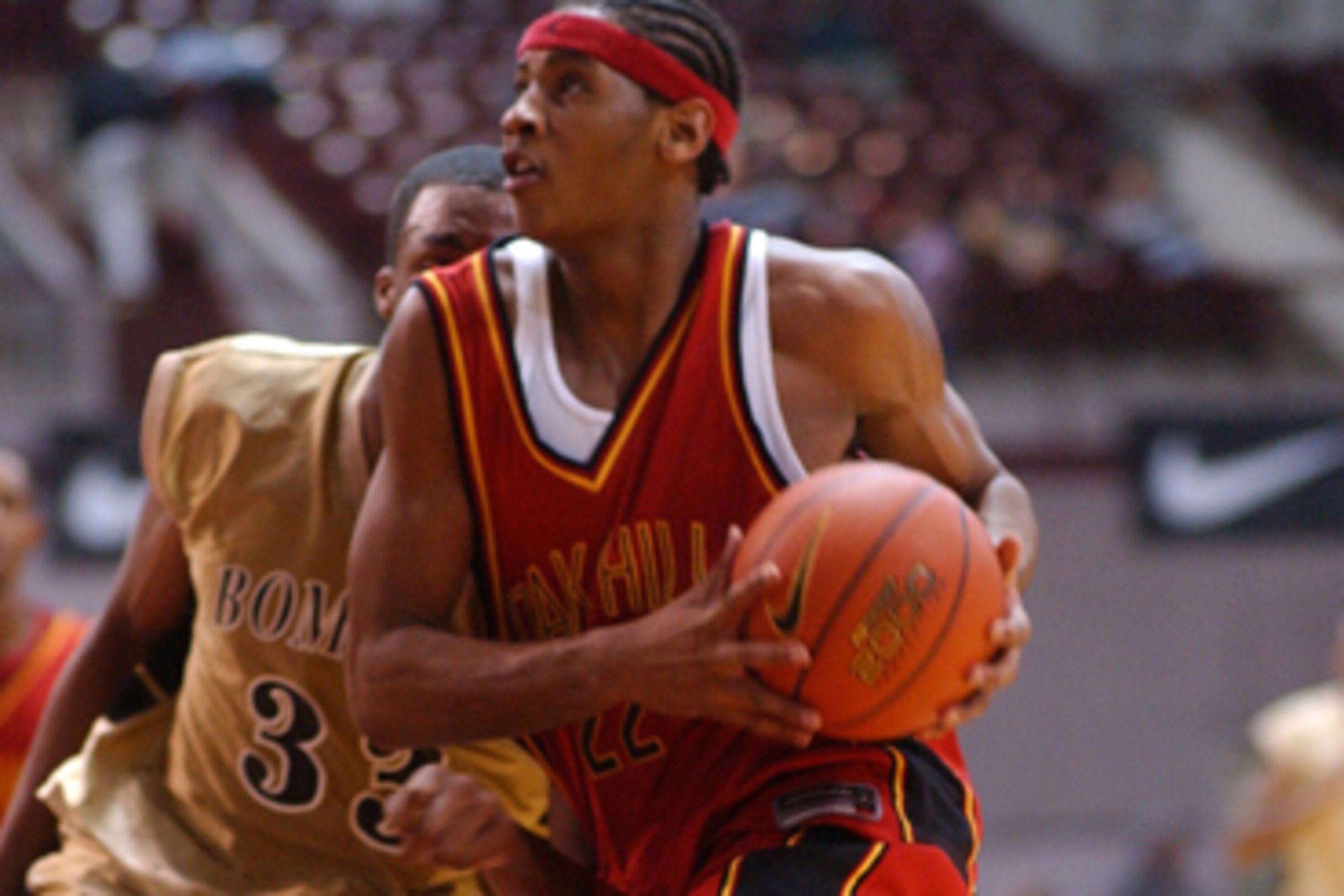 Carmelo Anthony as a player at Oak Hill.