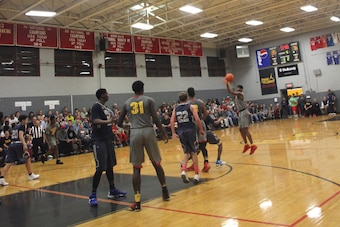 Oak Hill in action at home during 2015-16 season.