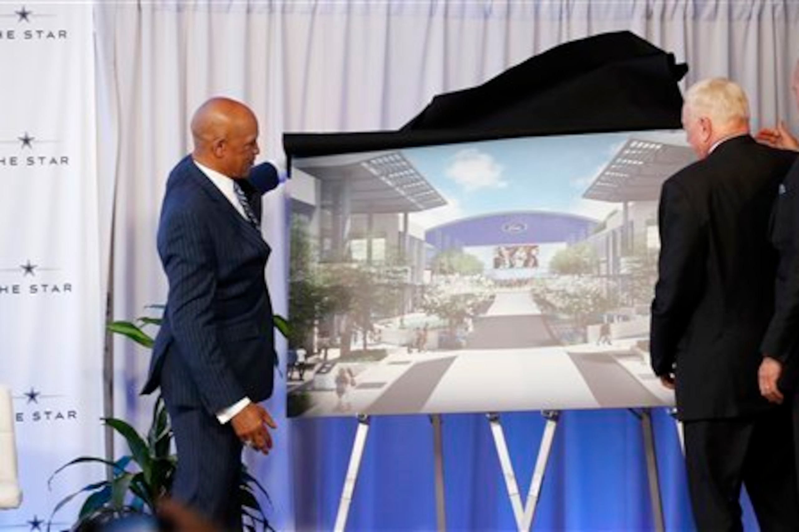 The unveiling of The Star, which will not only serve as a high school stadium for football teams in Frisco, Texas, but also a practice facility and headquarters for the Dallas Cowboys.